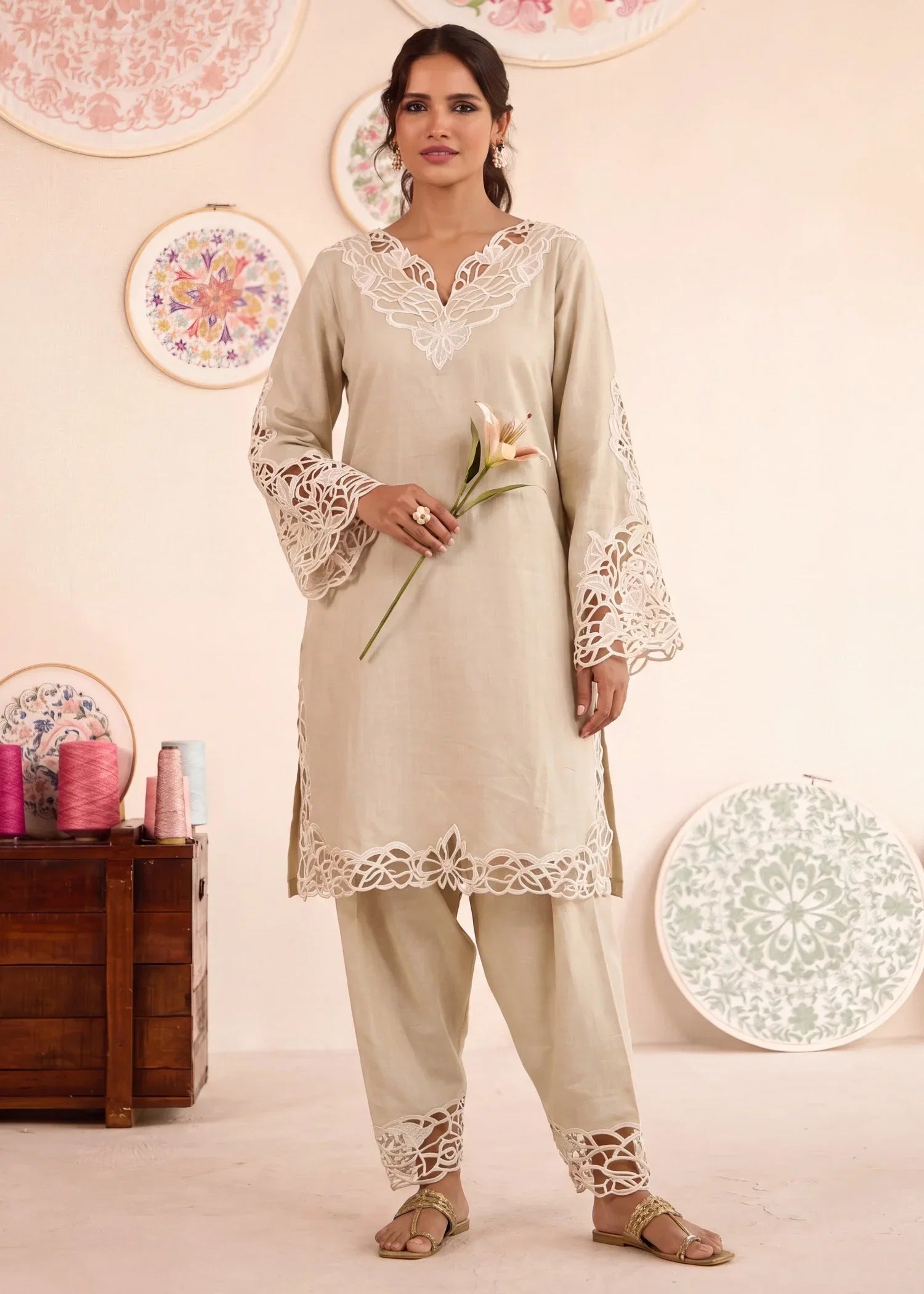 Darwaish Premium Fabric Pakistani Summer Dresses - Sahiba-clothing - 1