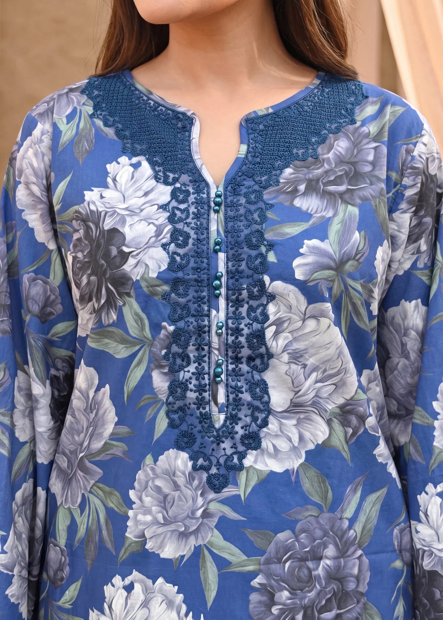Zartaj Premium Fabric Pakistani Summer Dresses - Sahiba-clothing - 3