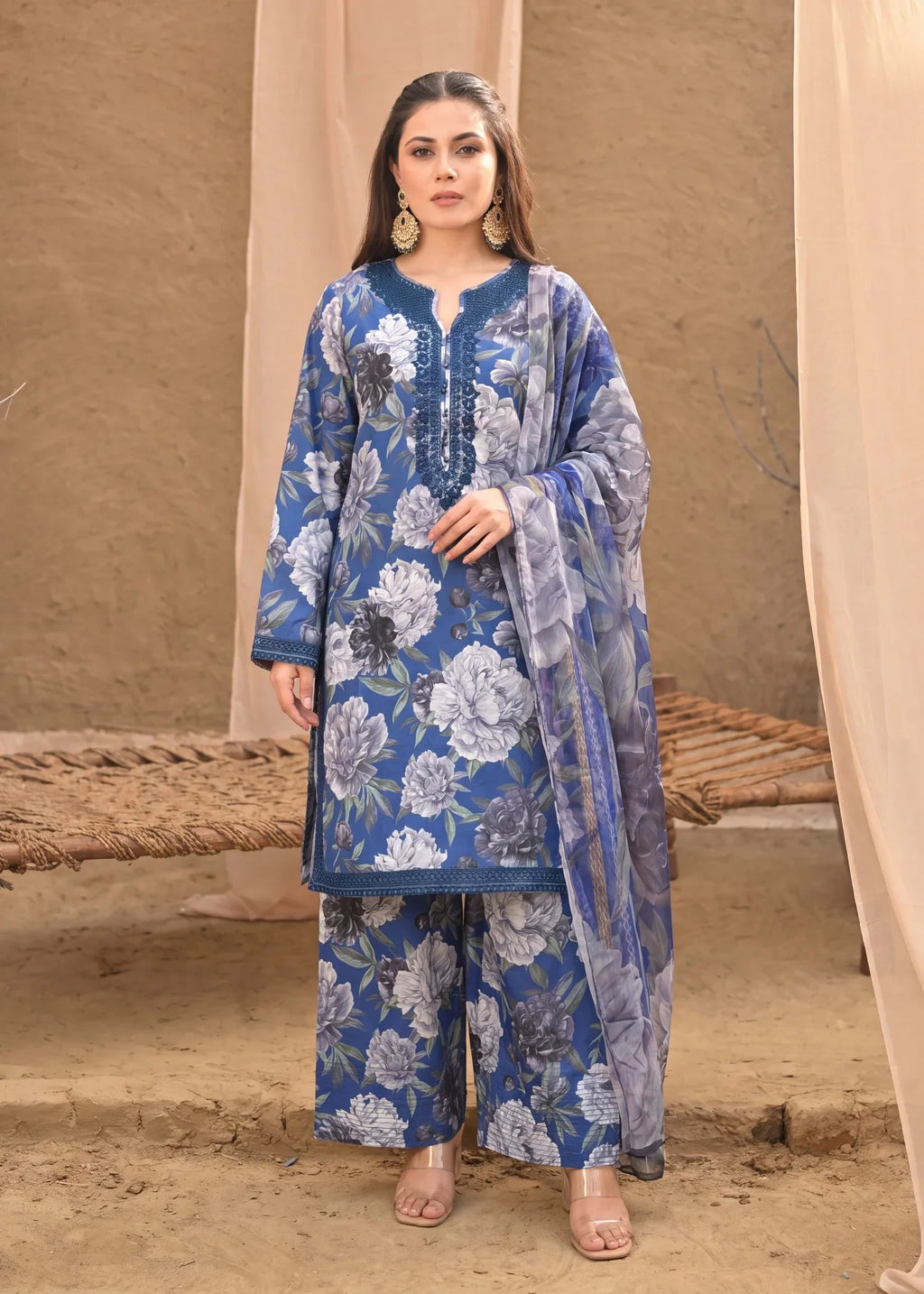 Zartaj Premium Fabric Pakistani Summer Dresses - Sahiba-clothing - 6