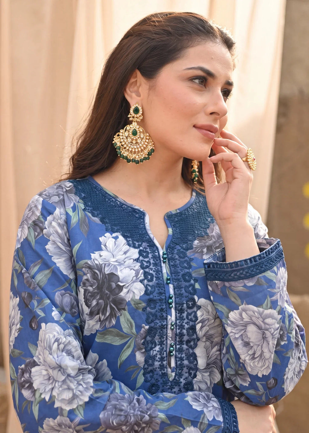 Zartaj Premium Fabric Pakistani Summer Dresses - Sahiba-clothing - 2