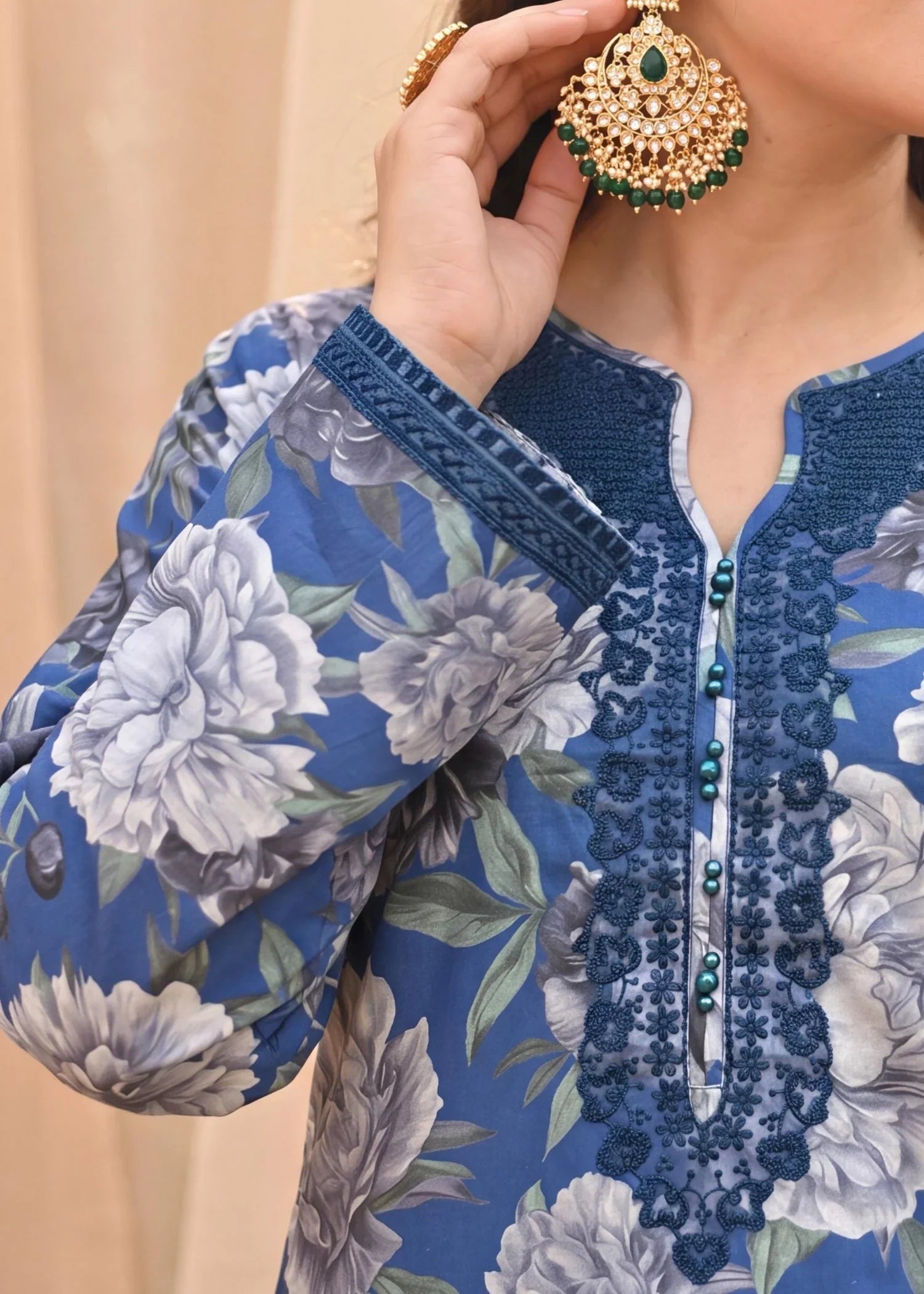 Zartaj Premium Fabric Pakistani Summer Dresses - Sahiba-clothing - 4