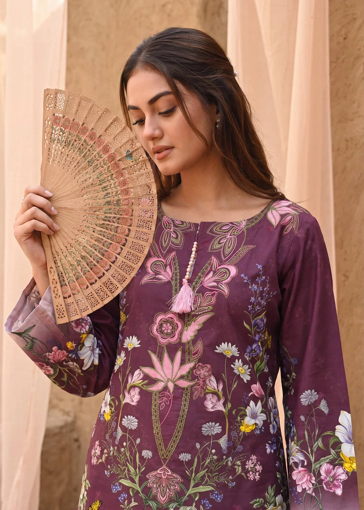Cheen Premium Fabric Pakistani Summer Dresses - Sahiba-clothing - 3