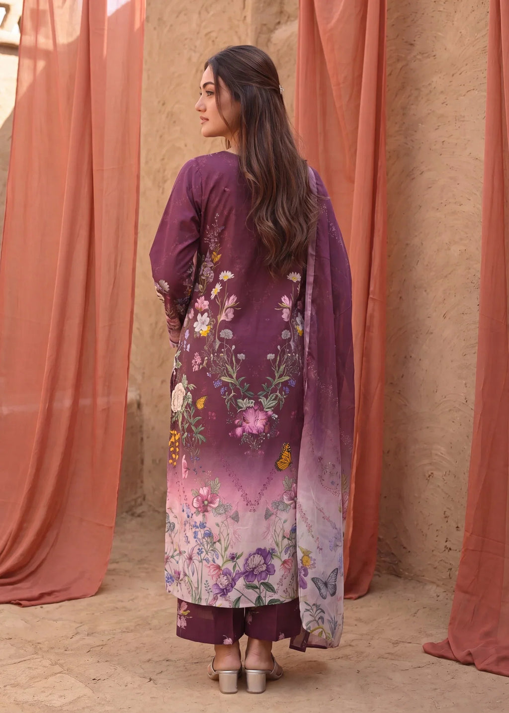 Cheen Premium Fabric Pakistani Summer Dresses - Sahiba-clothing - 2