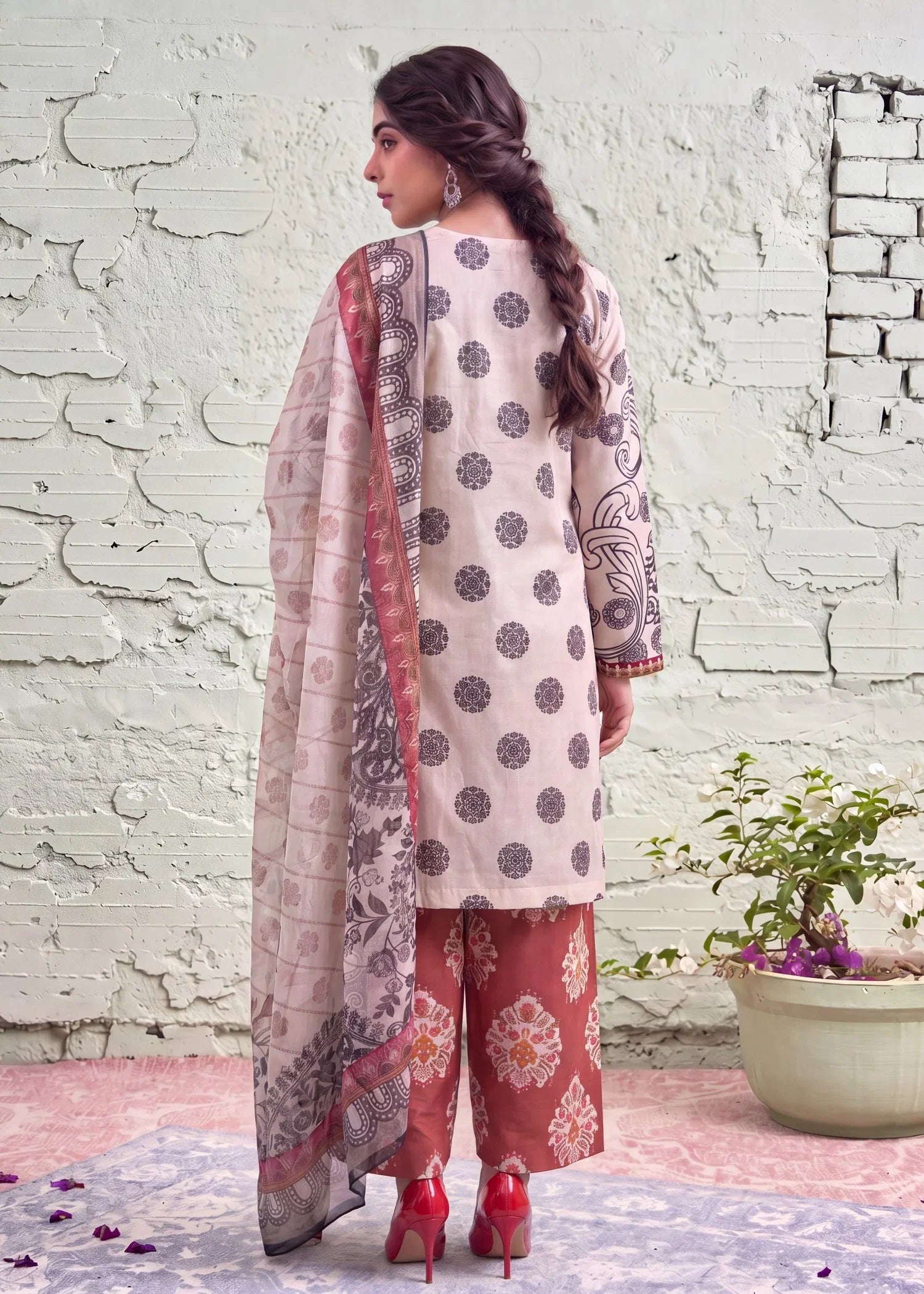 Noorbano Premium Fabric Pakistani Summer Dresses - Sahiba-clothing - 2