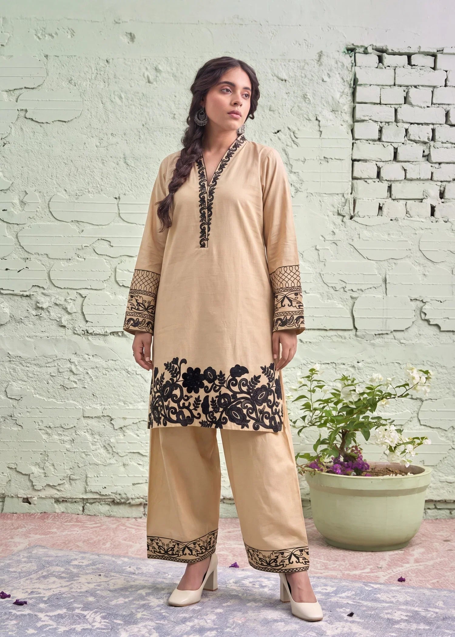 Singhar Skin Premium Fabric Pakistani Summer Dresses - Sahiba-clothing - 3