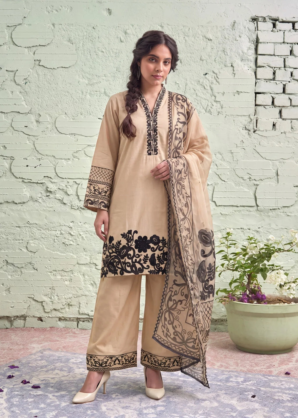 Singhar Skin Premium Fabric Pakistani Summer Dresses - Sahiba-clothing - 1