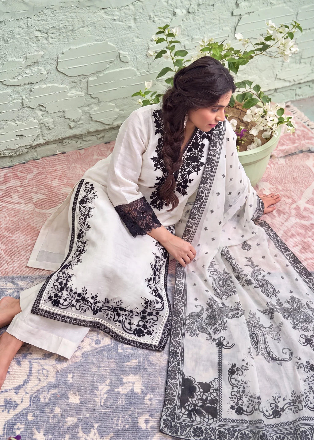 Sarosh Premium Fabric Pakistani Summer Dresses - Sahiba-clothing - 3