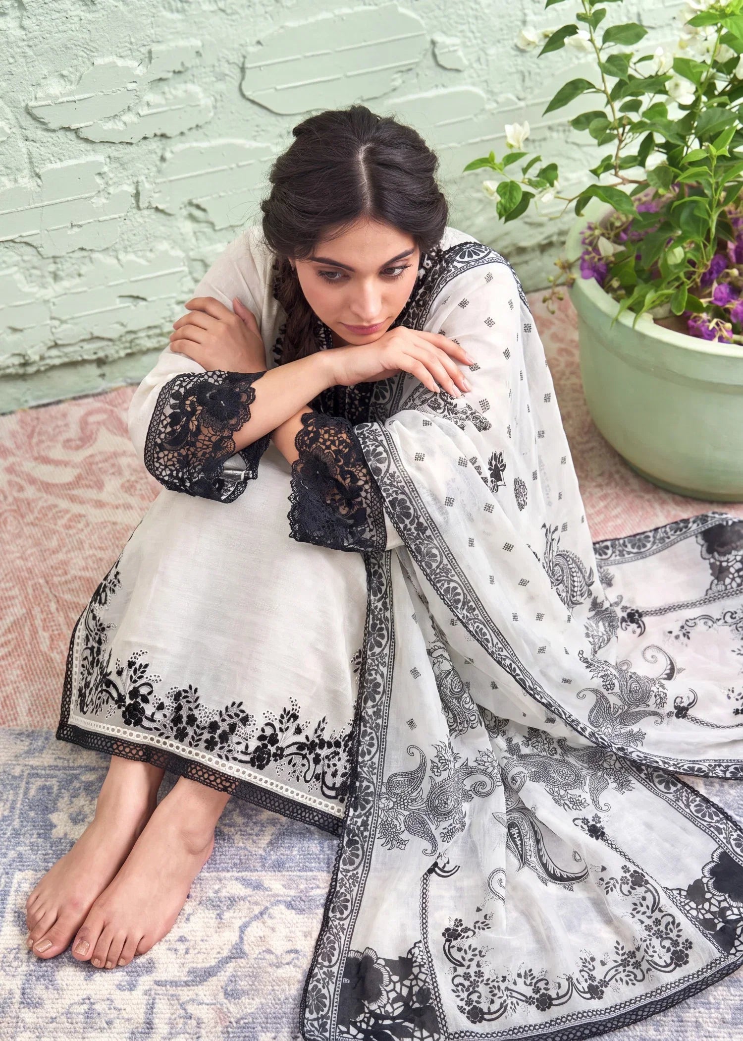 Sarosh Premium Fabric Pakistani Summer Dresses - Sahiba-clothing - 4