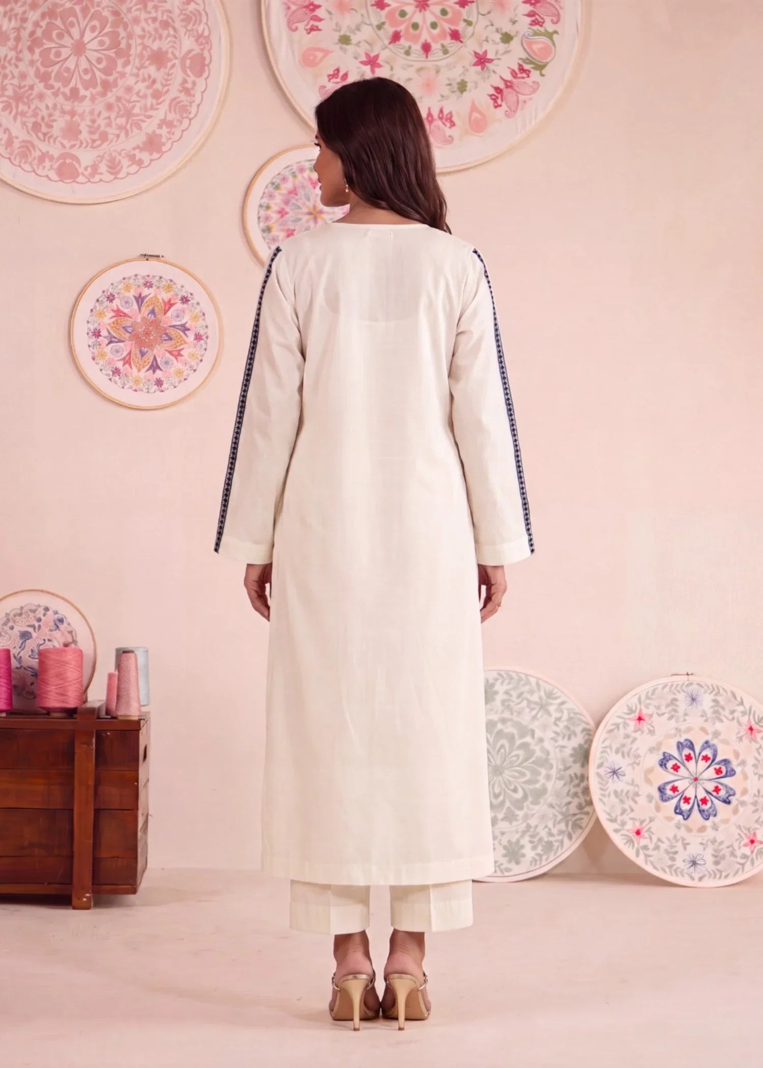 Elbise Premium Fabric Pakistani Summer Dresses - Sahiba-clothing - 2