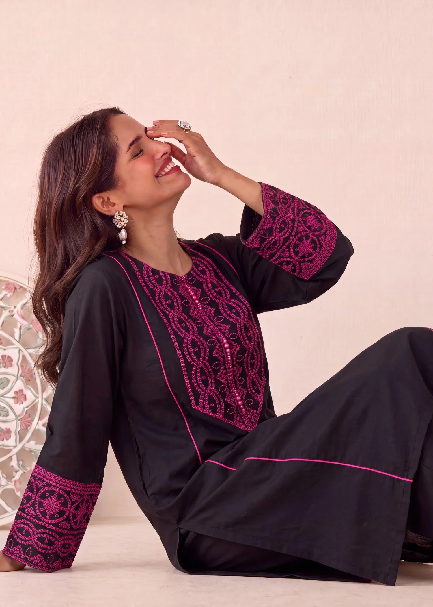 Pastel Premium Fabric Pakistani Summer Dresses - Sahiba-clothing - 4