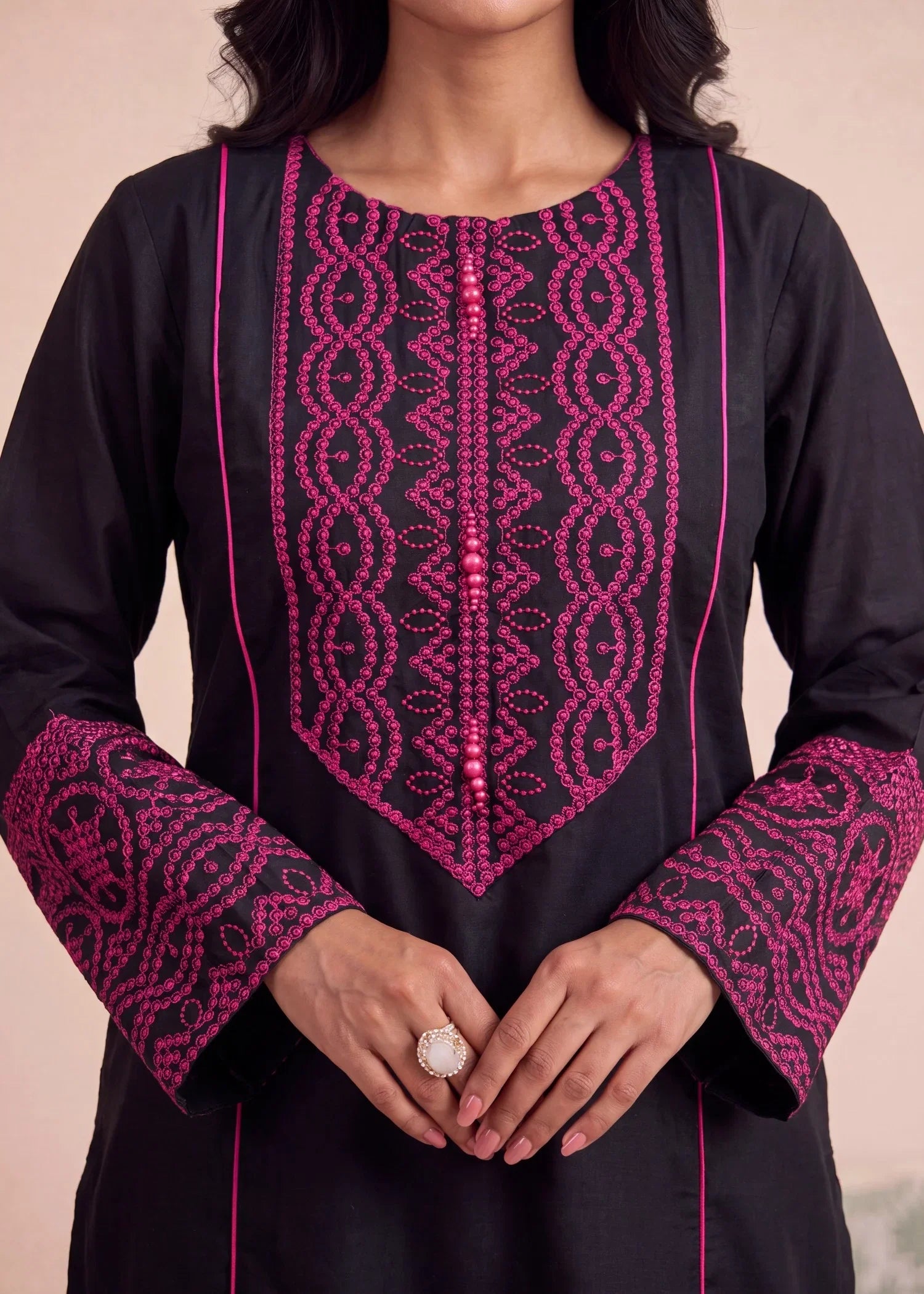Pastel Premium Fabric Pakistani Summer Dresses - Sahiba-clothing - 2