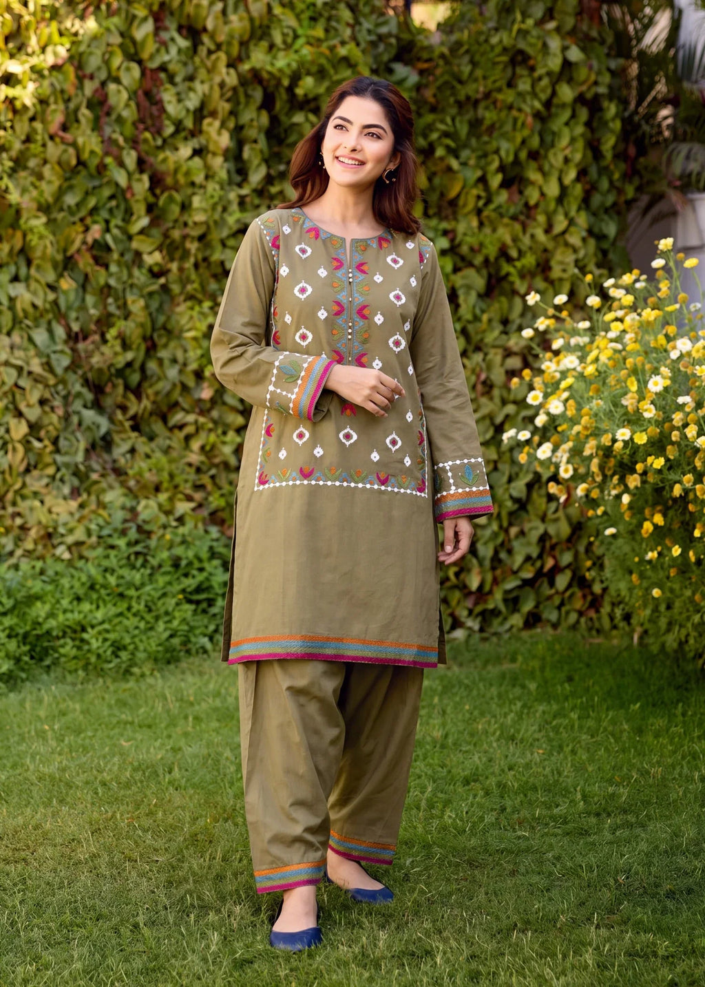 Twirl Premium Fabric Pakistani Summer Dresses - Sahiba-clothing - 5