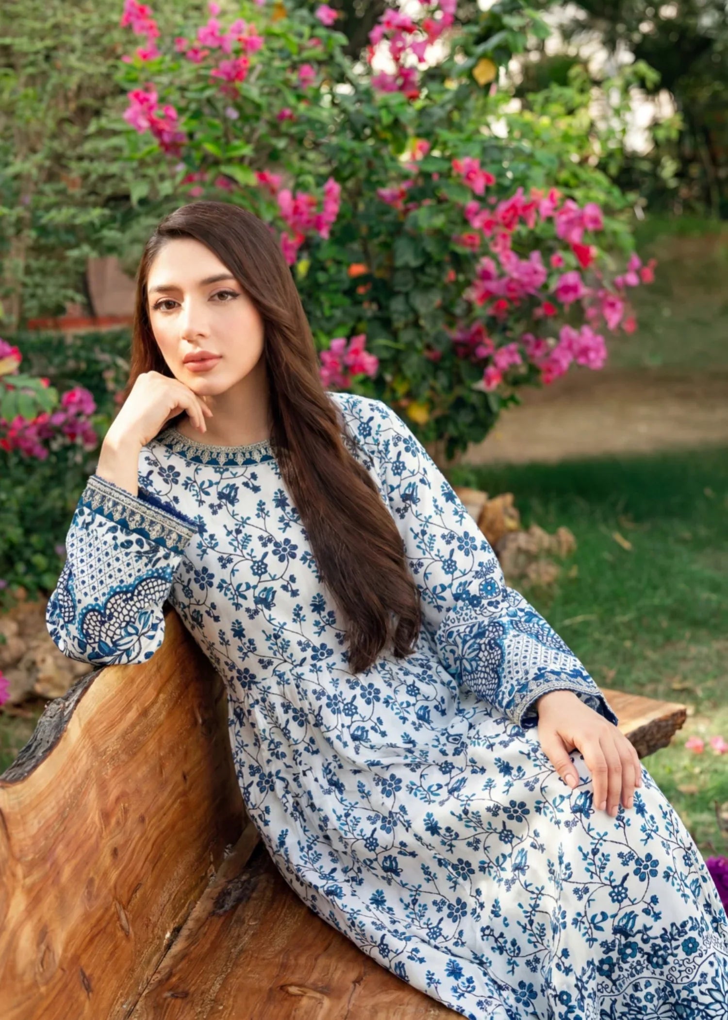 Neelofshan Premium Fabric Pakistani Summer Dresses - Sahiba-clothing - 2