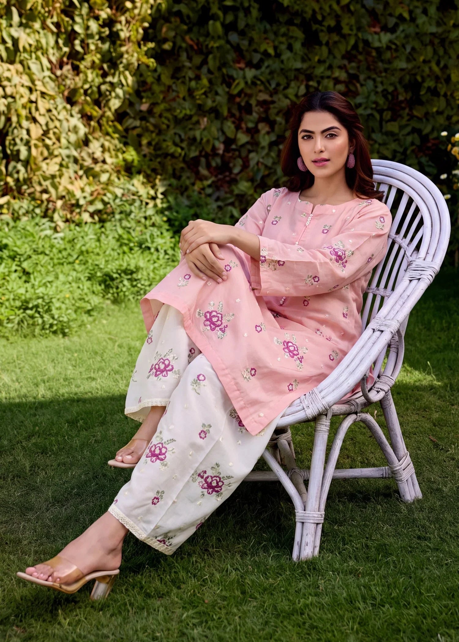 Gul-e-Aasman Premium Fabric Pakistani Summer Dresses - Sahiba-clothing - 5