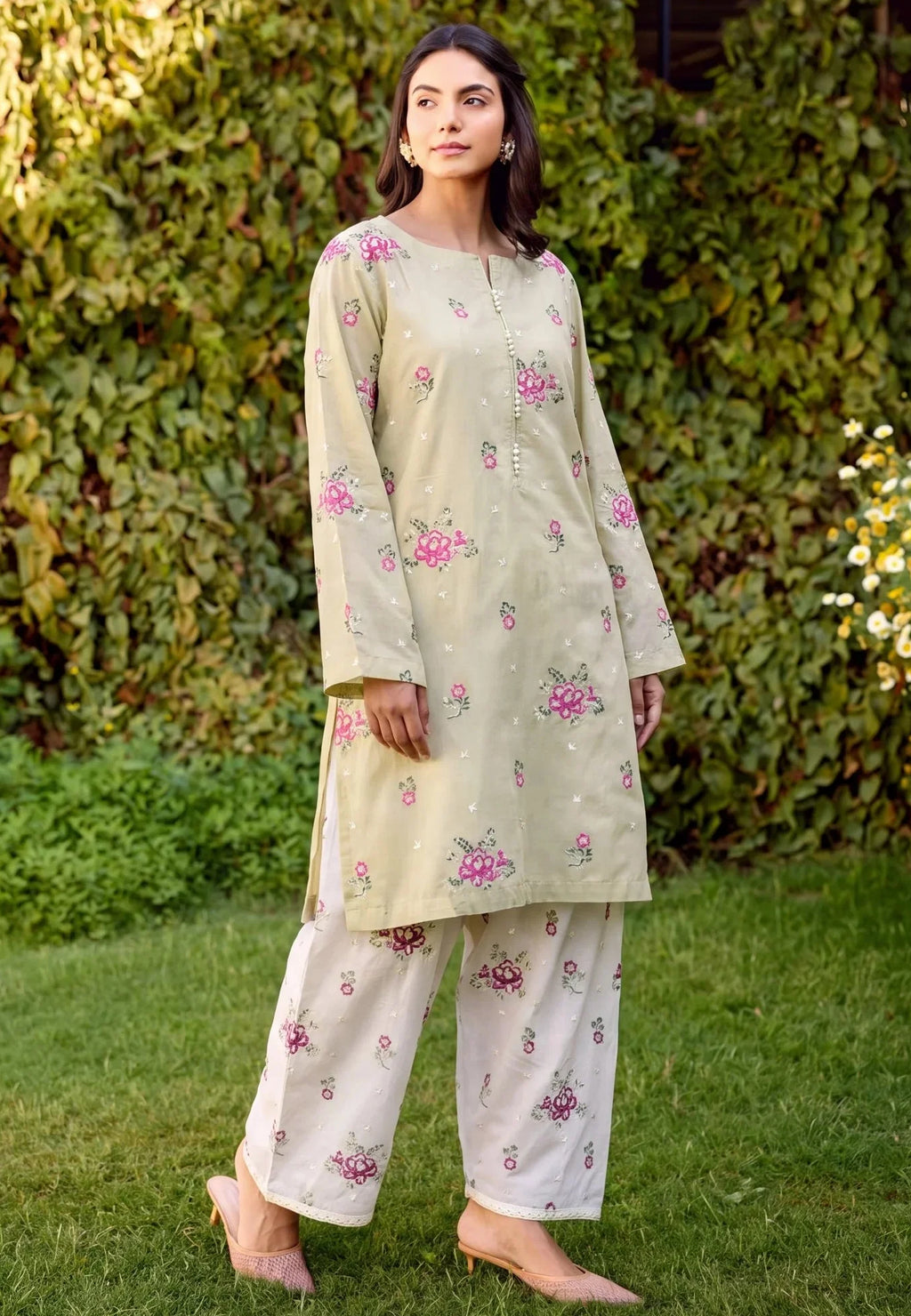Gul-e-Aasman Skin Premium Fabric Pakistani Summer Dresses - Sahiba-clothing - 4