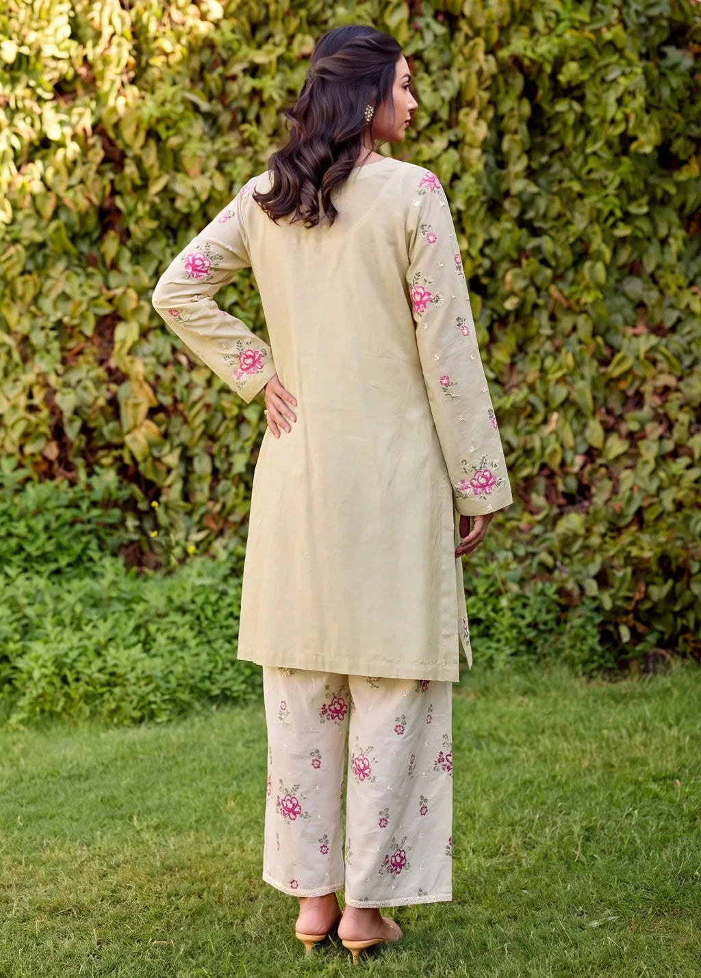 Gul-e-Aasman Skin Premium Fabric Pakistani Summer Dresses - Sahiba-clothing - 2