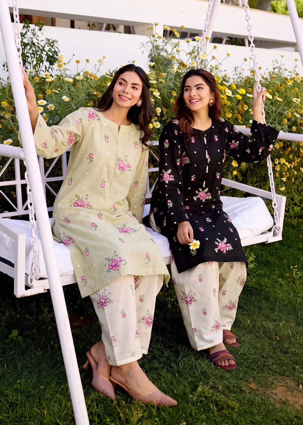 Gul-e-Aasman Skin Premium Fabric Pakistani Summer Dresses - Sahiba-clothing - 7