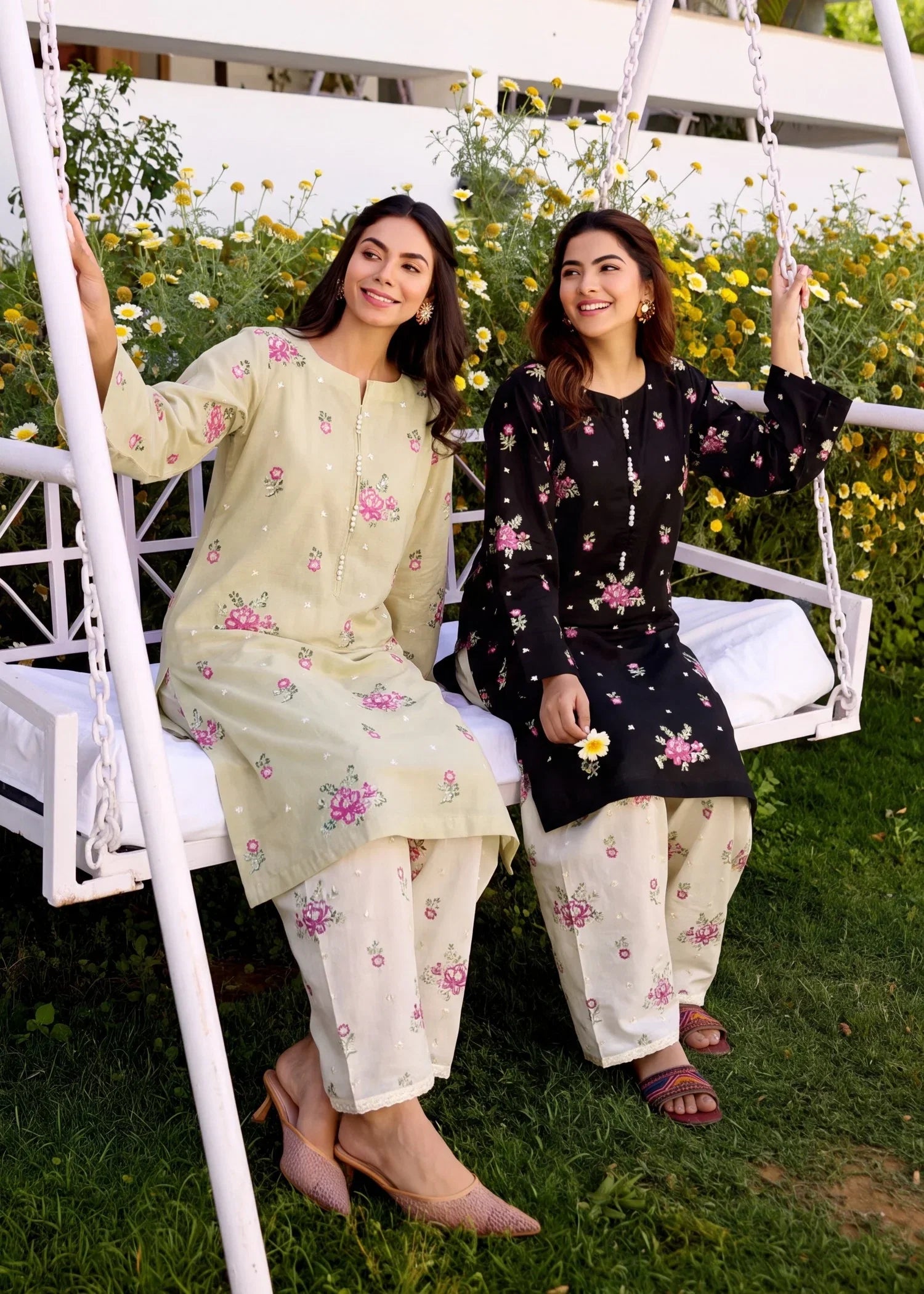Gul-e-Aasman Skin Premium Fabric Pakistani Summer Dresses - Sahiba-clothing - 7