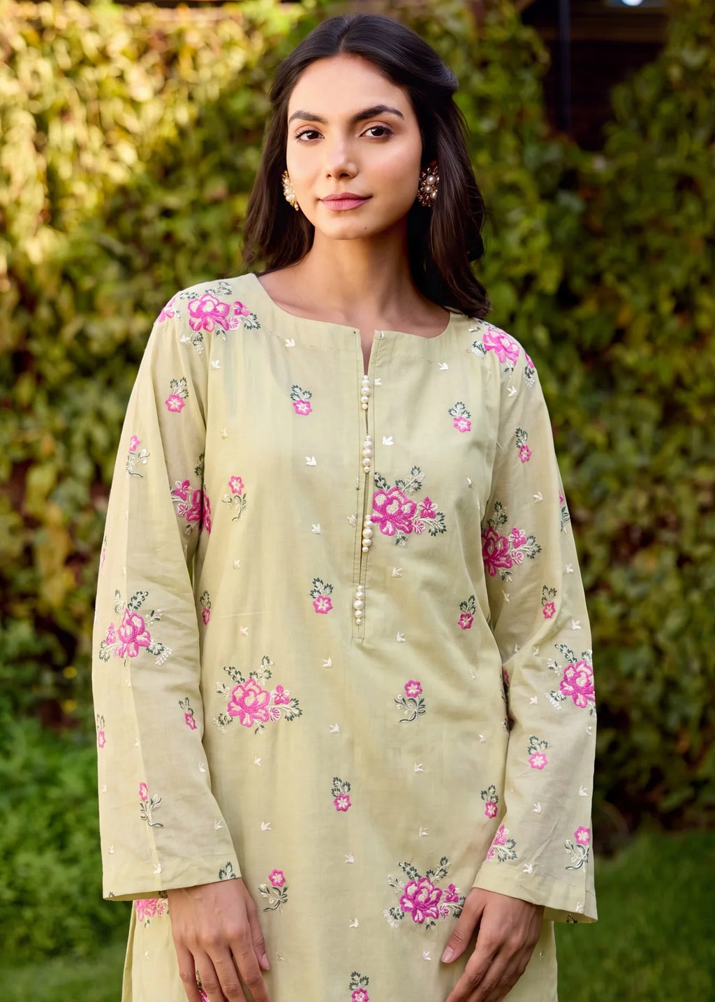 Gul-e-Aasman Skin Premium Fabric Pakistani Summer Dresses - Sahiba-clothing - 3