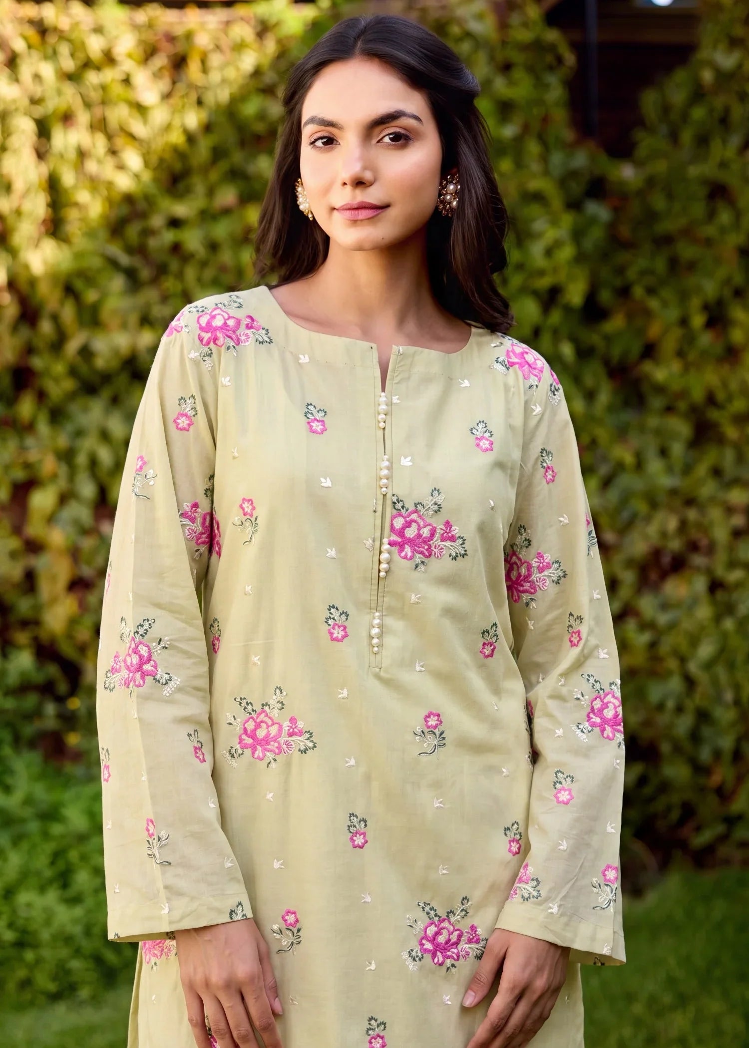Gul-e-Aasman Skin Premium Fabric Pakistani Summer Dresses - Sahiba-clothing - 3