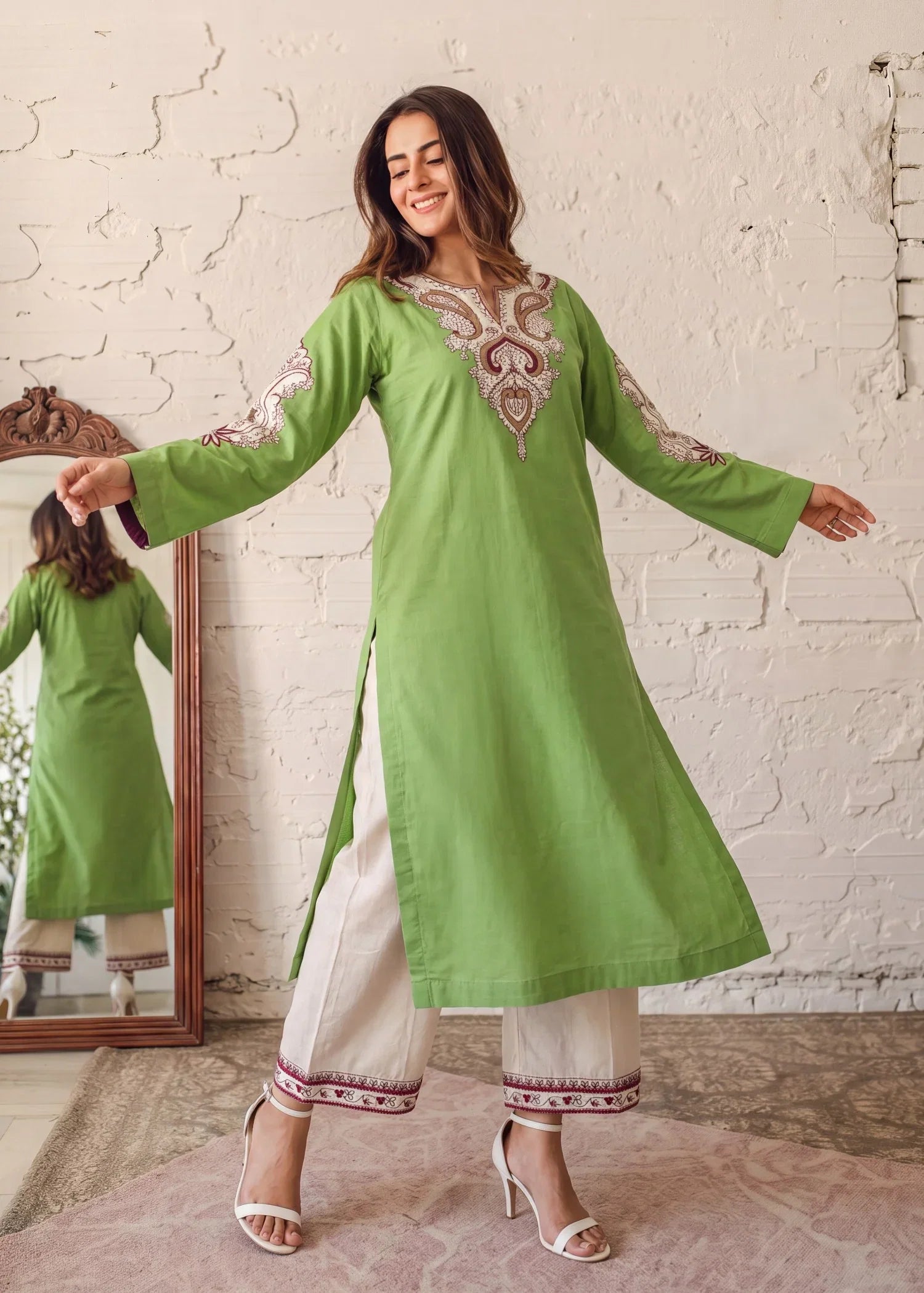 Lantana Premium Fabric Pakistani Summer Dresses - Sahiba-clothing - 2