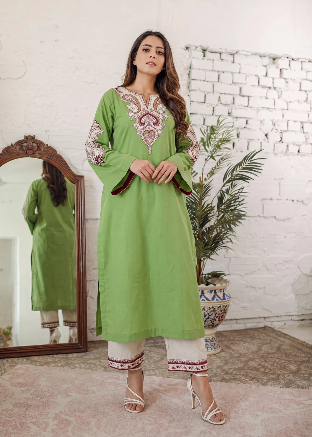 Lantana Premium Fabric Pakistani Summer Dresses - Sahiba-clothing - 5
