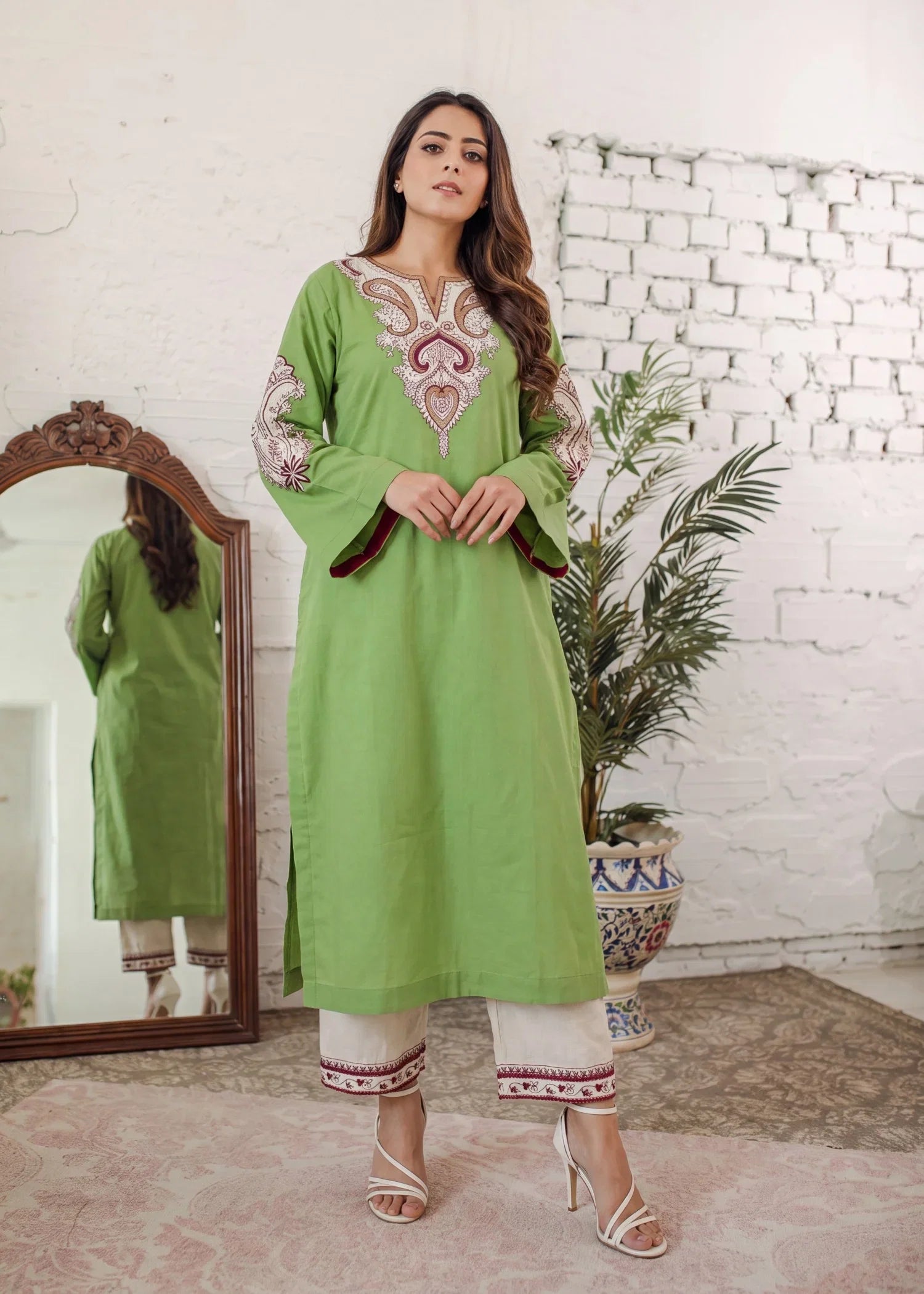 Lantana Premium Fabric Pakistani Summer Dresses - Sahiba-clothing - 5
