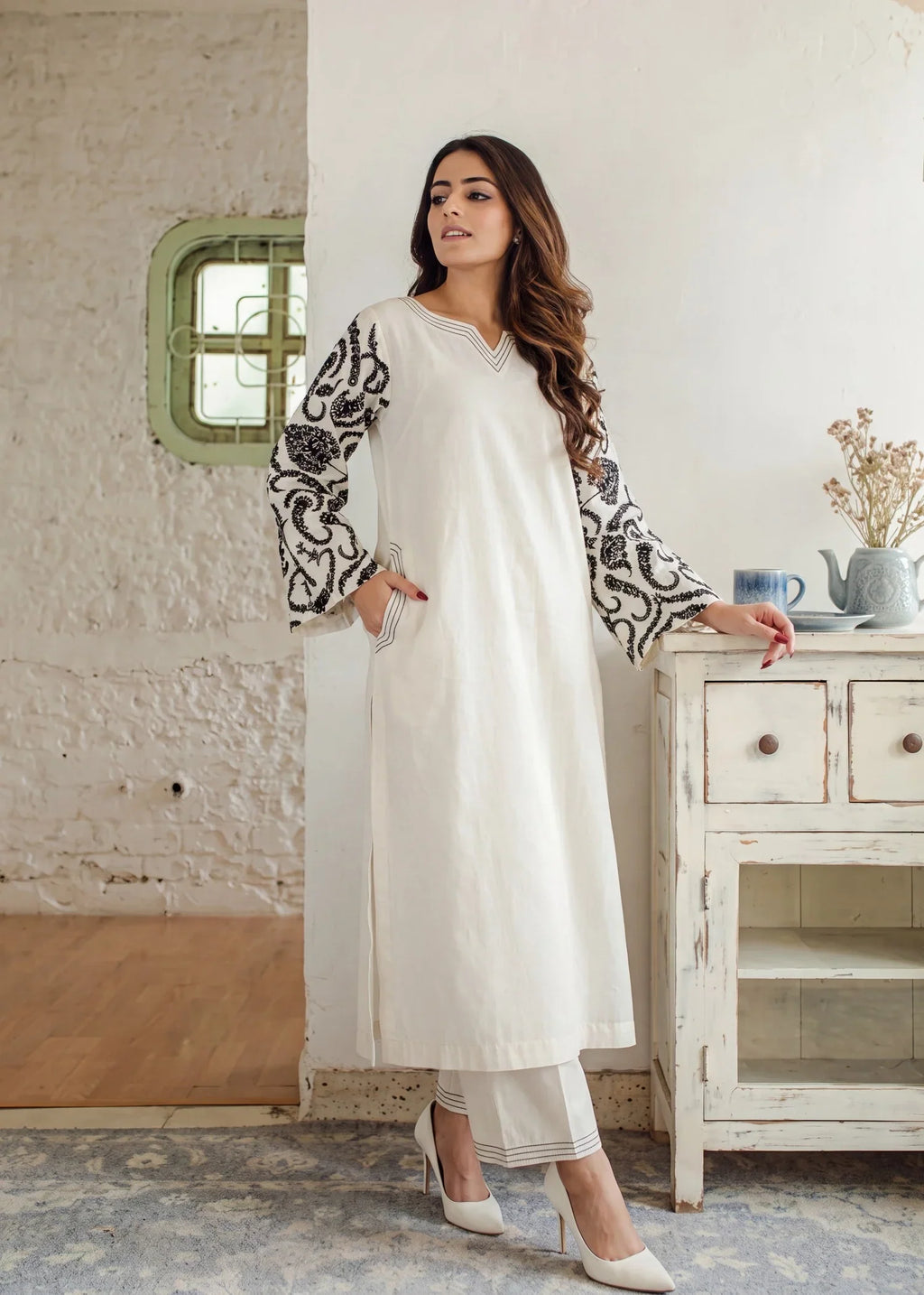 Durriyah Premium Fabric Pakistani Summer Dresses - Sahiba-clothing - 6