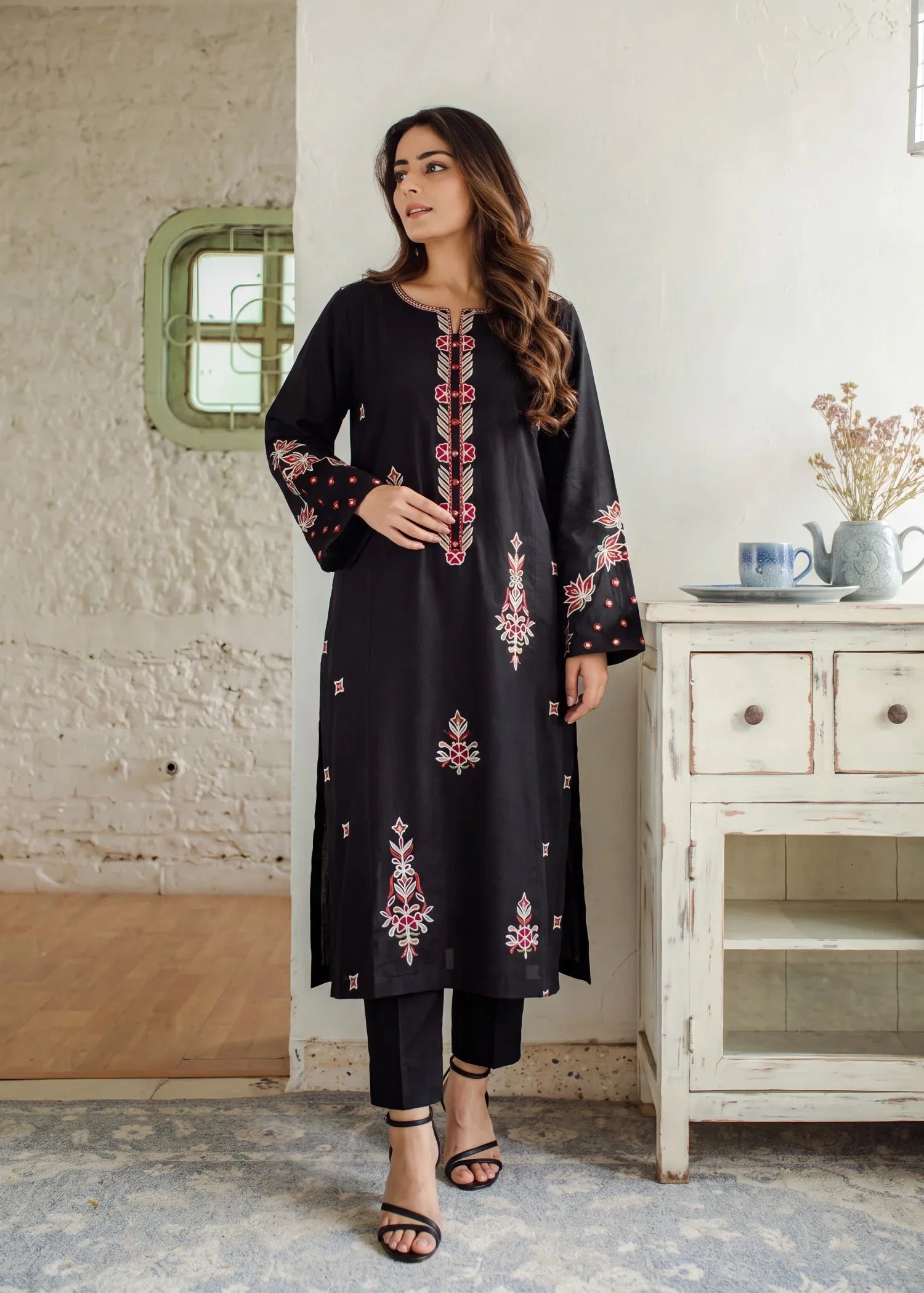 Roshina Premium Fabric Pakistani Summer Dresses - Sahiba-clothing - 5
