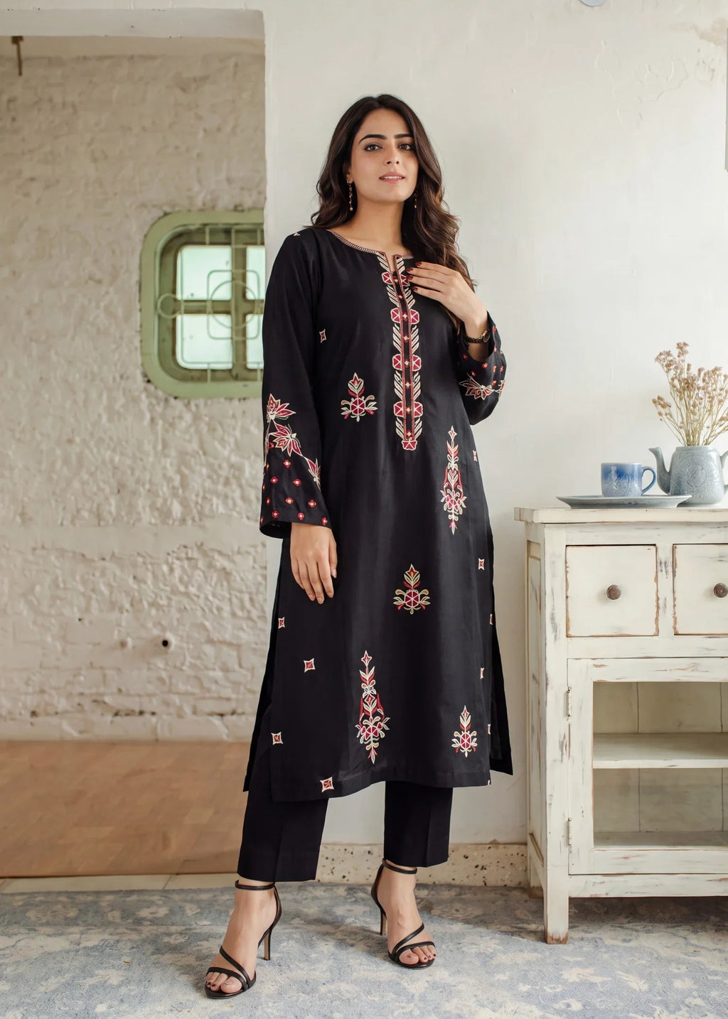 Roshina Premium Fabric Pakistani Summer Dresses - Sahiba-clothing - 1