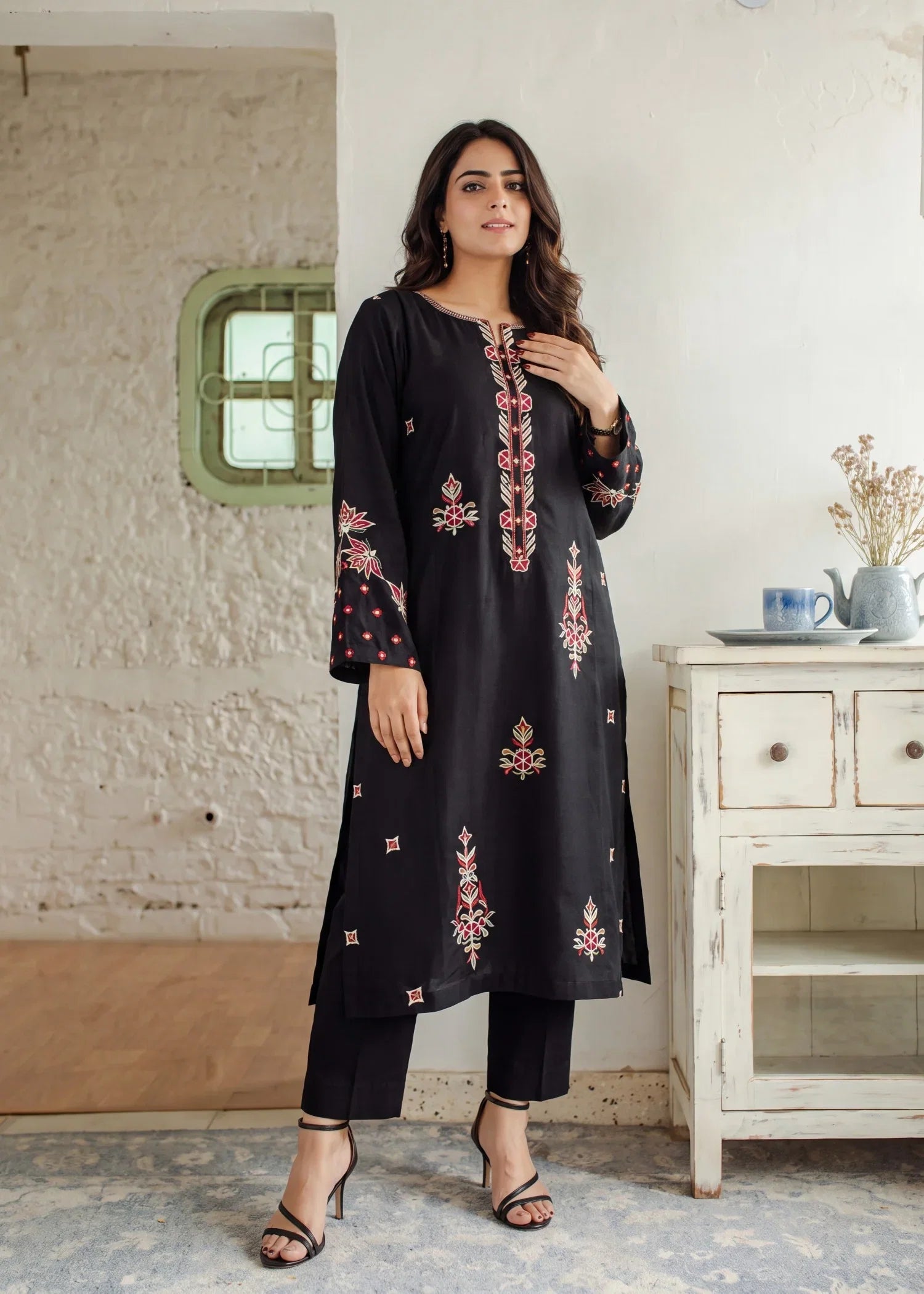 Roshina Premium Fabric Pakistani Summer Dresses - Sahiba-clothing - 1
