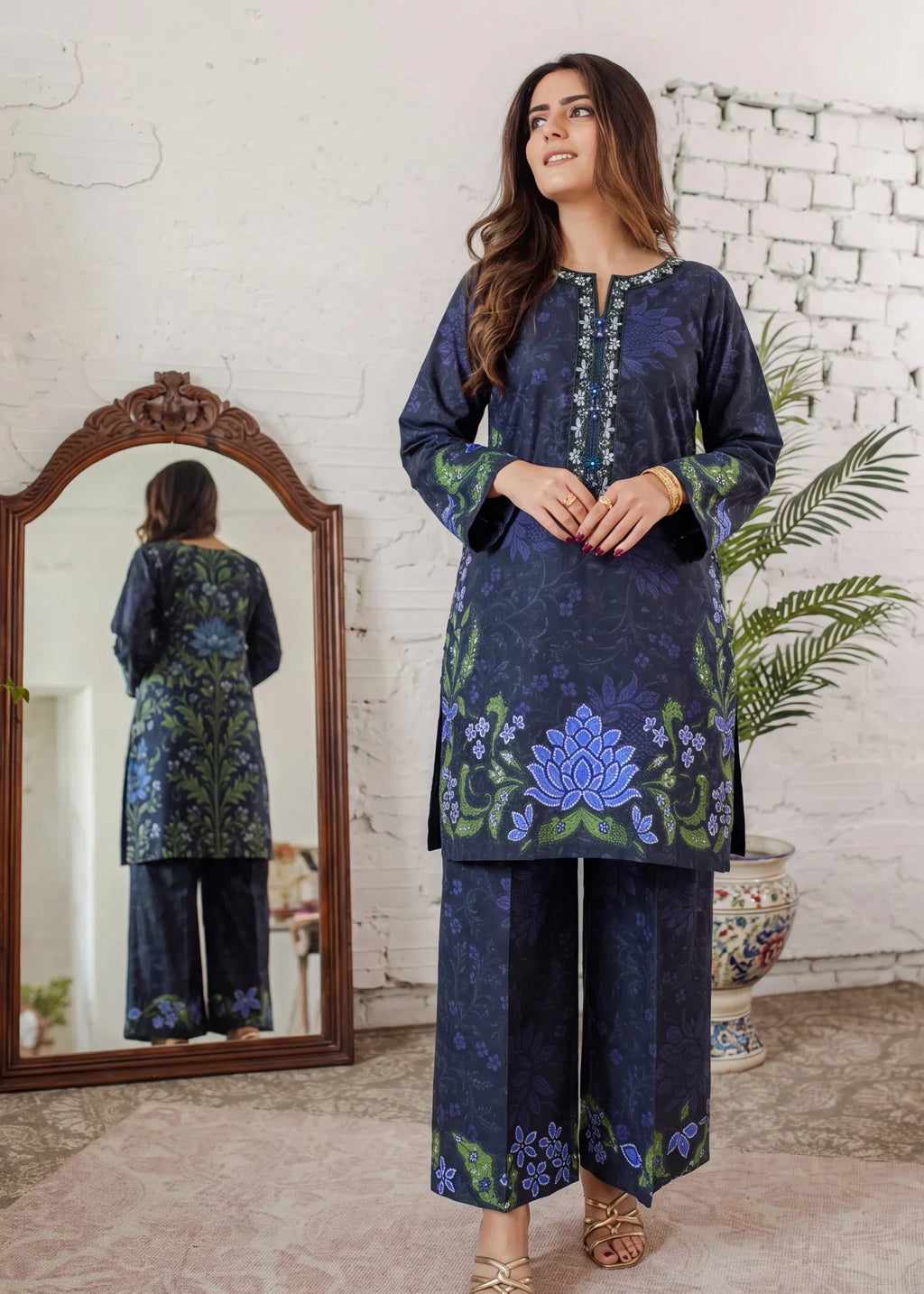 Ombre Premium Fabric Pakistani Summer Dresses - Sahiba-clothing - 3