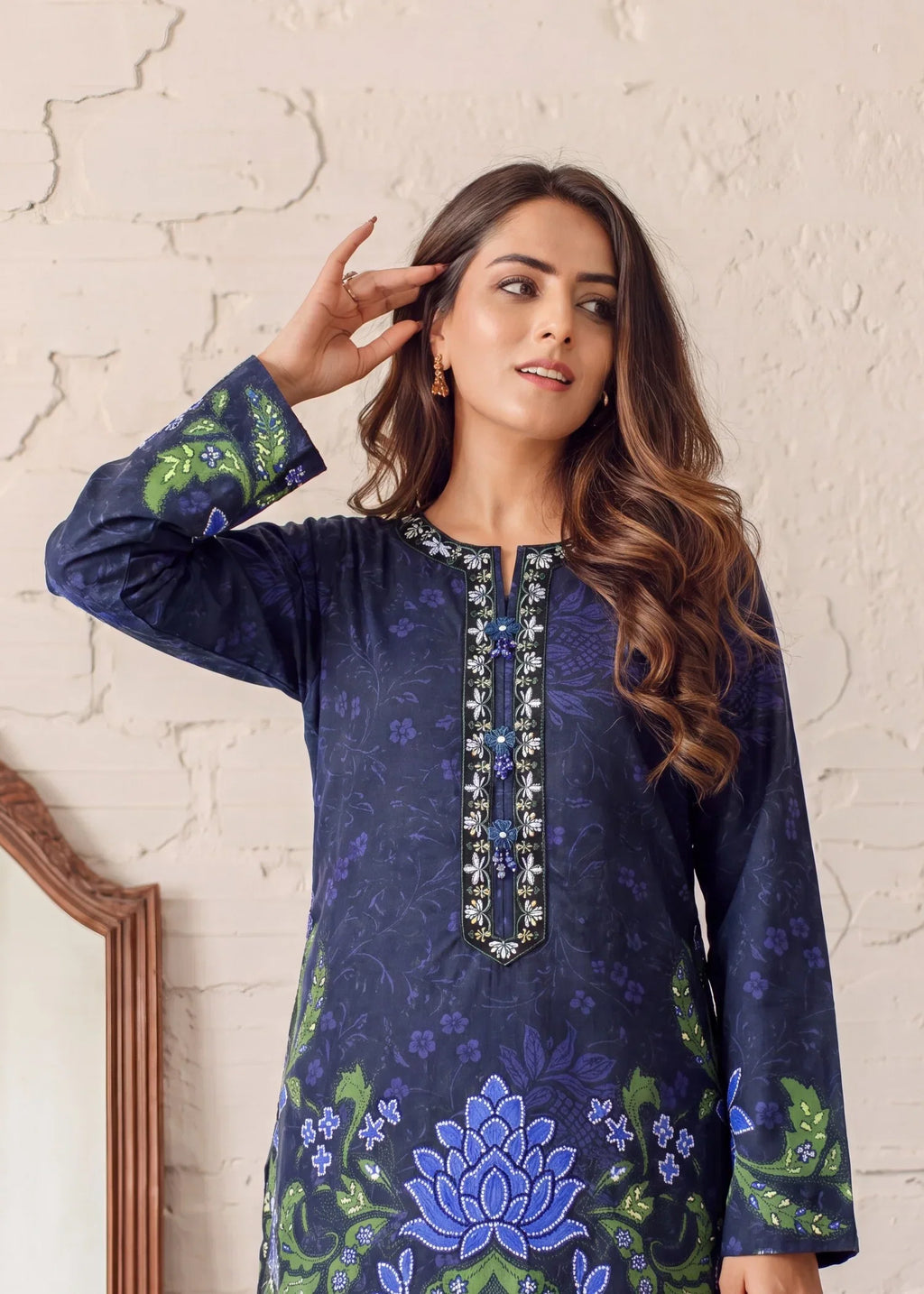 Ombre Premium Fabric Pakistani Summer Dresses - Sahiba-clothing - 5