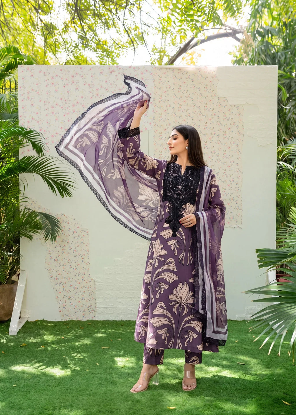 Banafsha Premium Fabric Pakistani Summer Dresses - Sahiba-clothing - 1