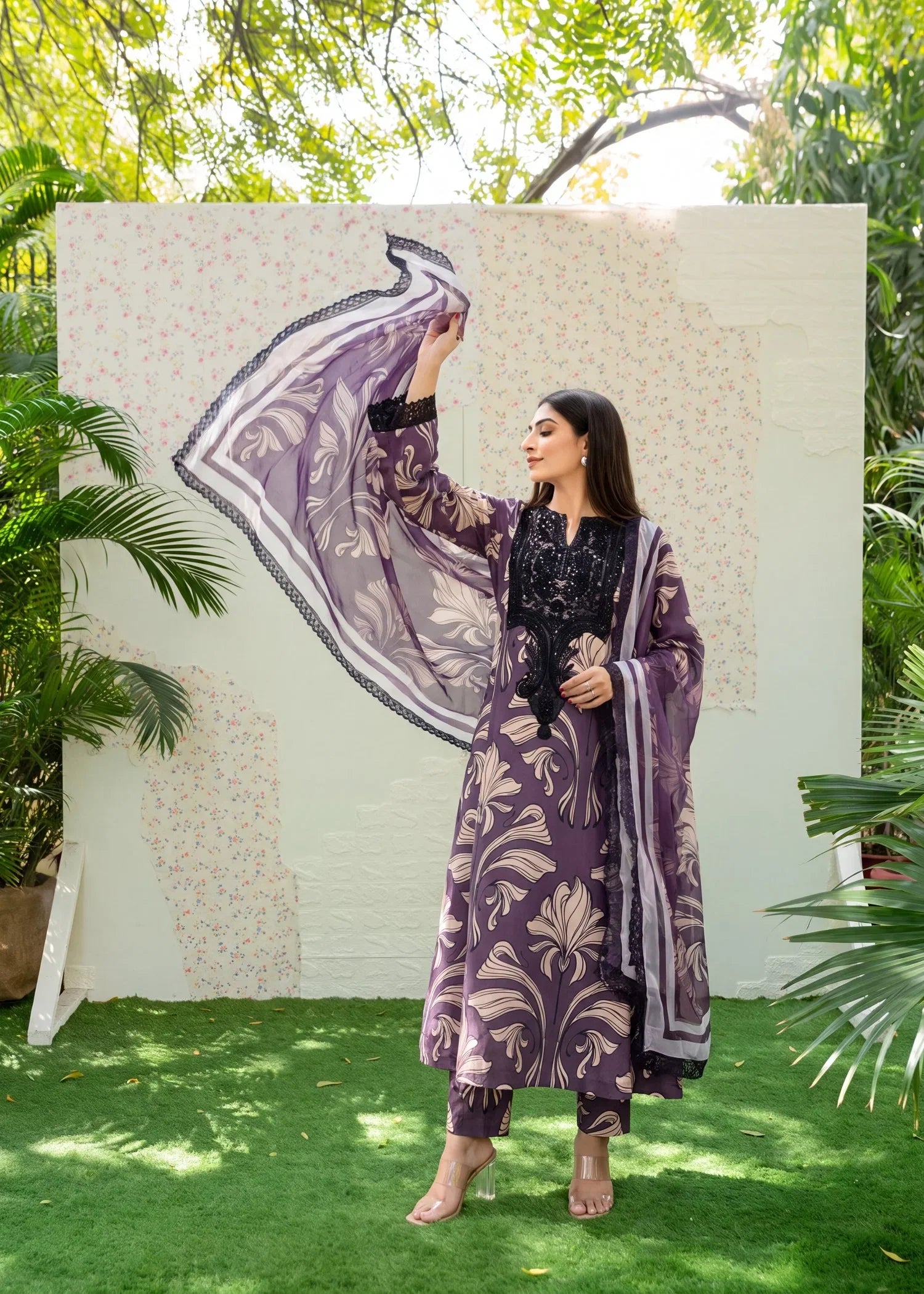 Banafsha Premium Fabric Pakistani Summer Dresses - Sahiba-clothing - 1