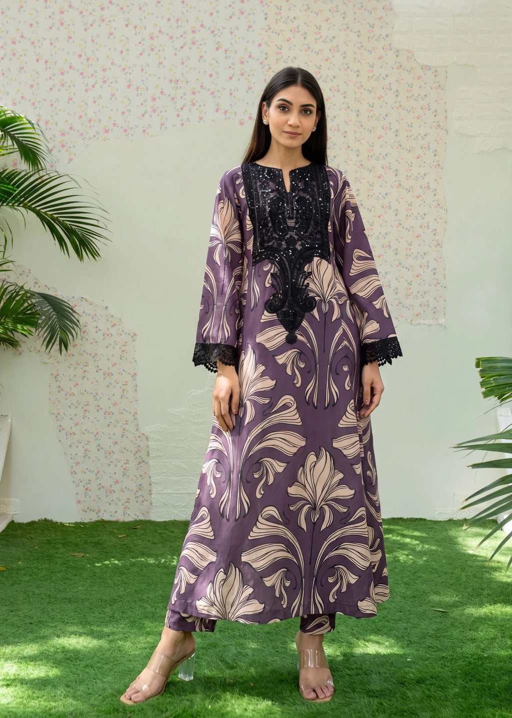 Banafsha Premium Fabric Pakistani Summer Dresses - Sahiba-clothing - 4