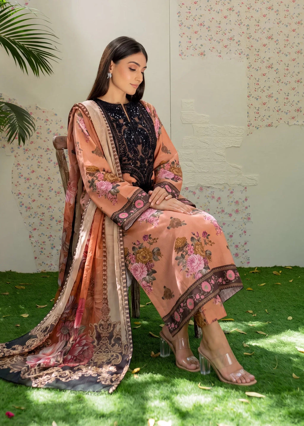 Glamour Posh Premium Fabric Pakistani Summer Dresses - Sahiba-clothing - 2