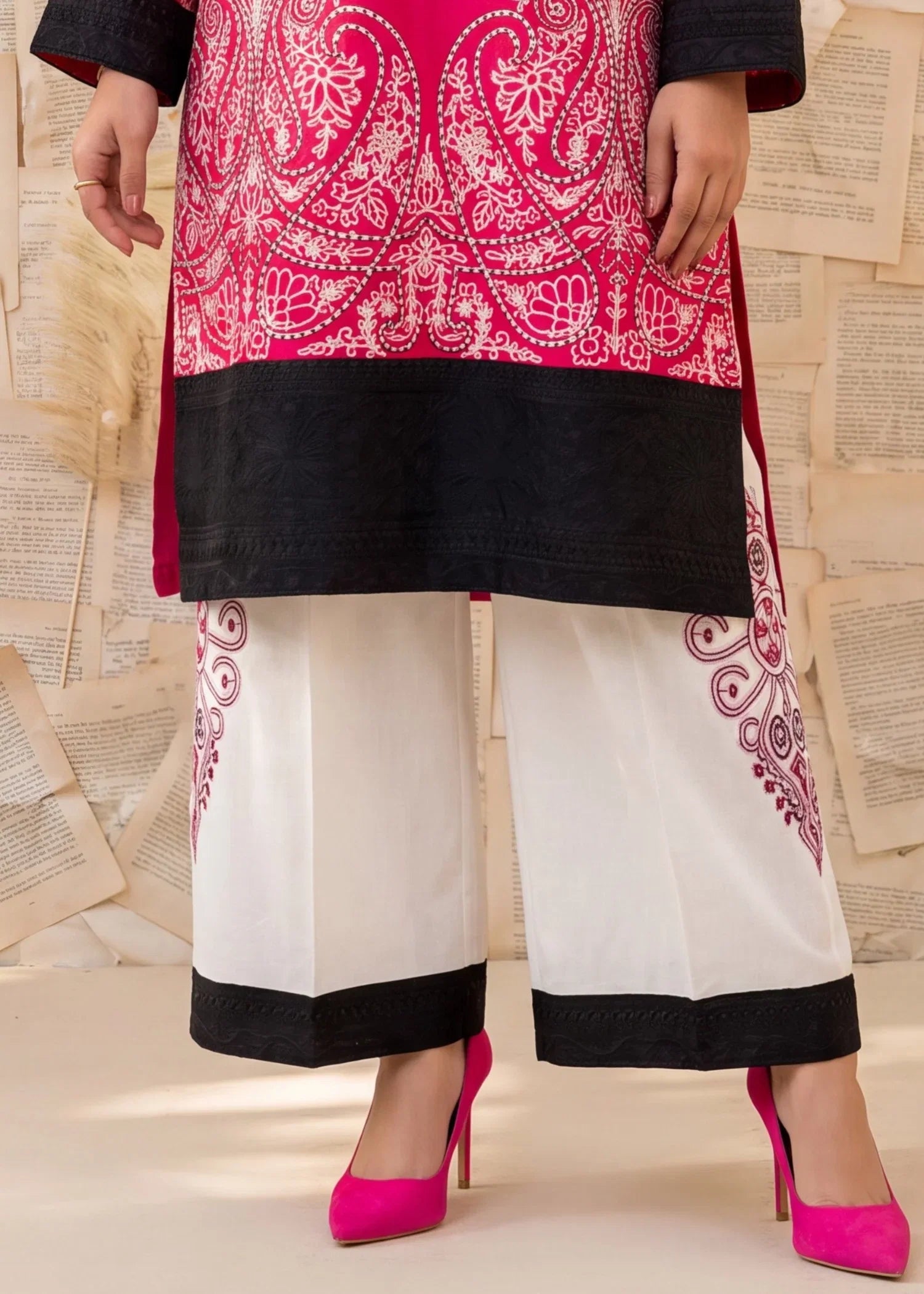 Qamariya Premium Fabric Pakistani Summer Dresses - Sahiba-clothing - 5