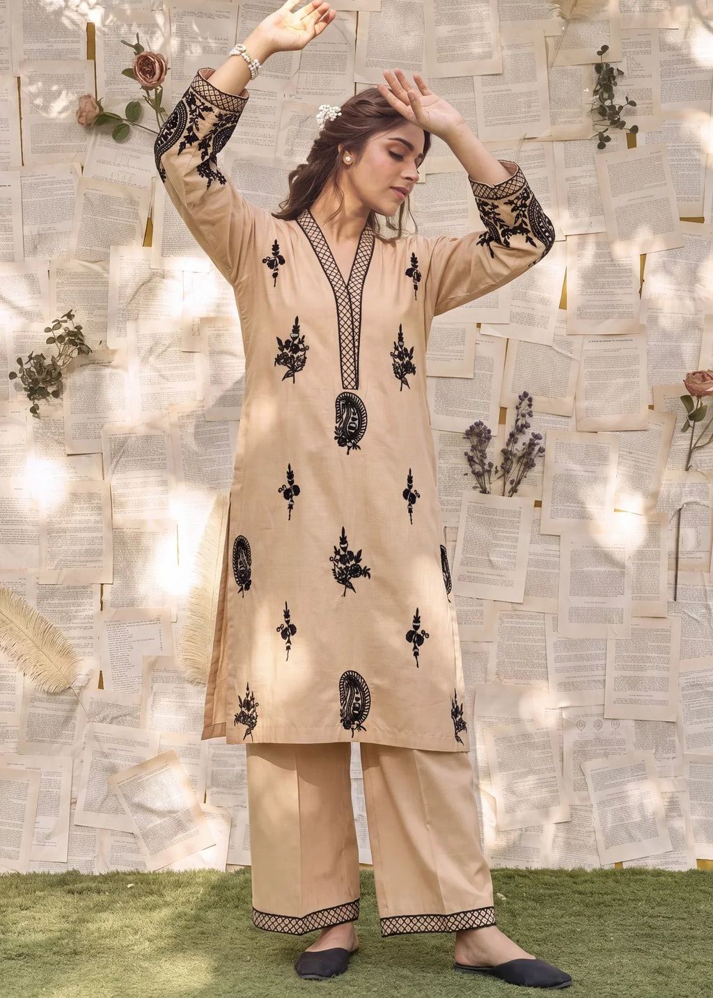 Zubairya Premium Fabric Pakistani Summer Dresses - Sahiba-clothing - 3