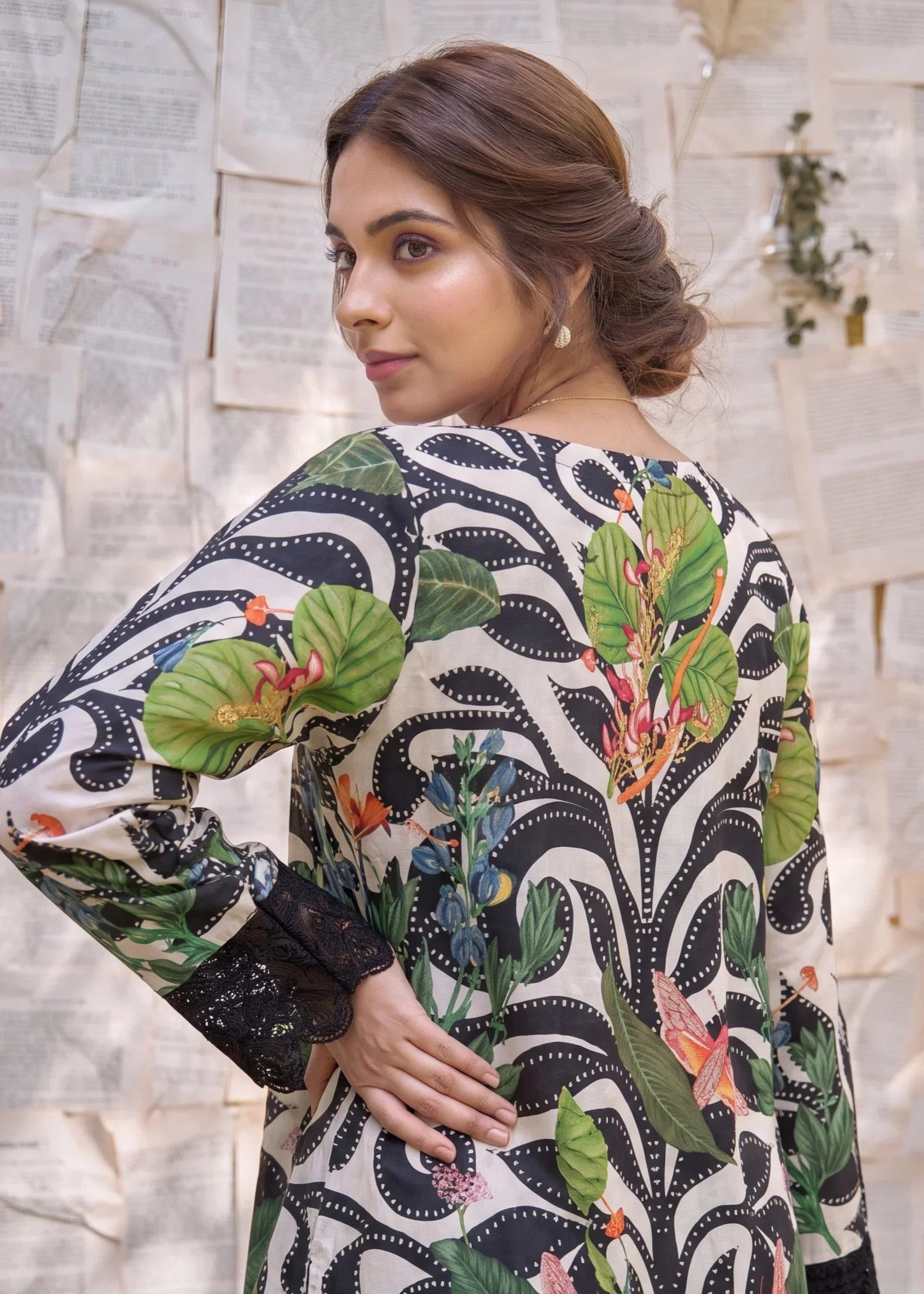 Sanam White Premium Fabric Pakistani Summer Dresses - Sahiba-clothing - 4