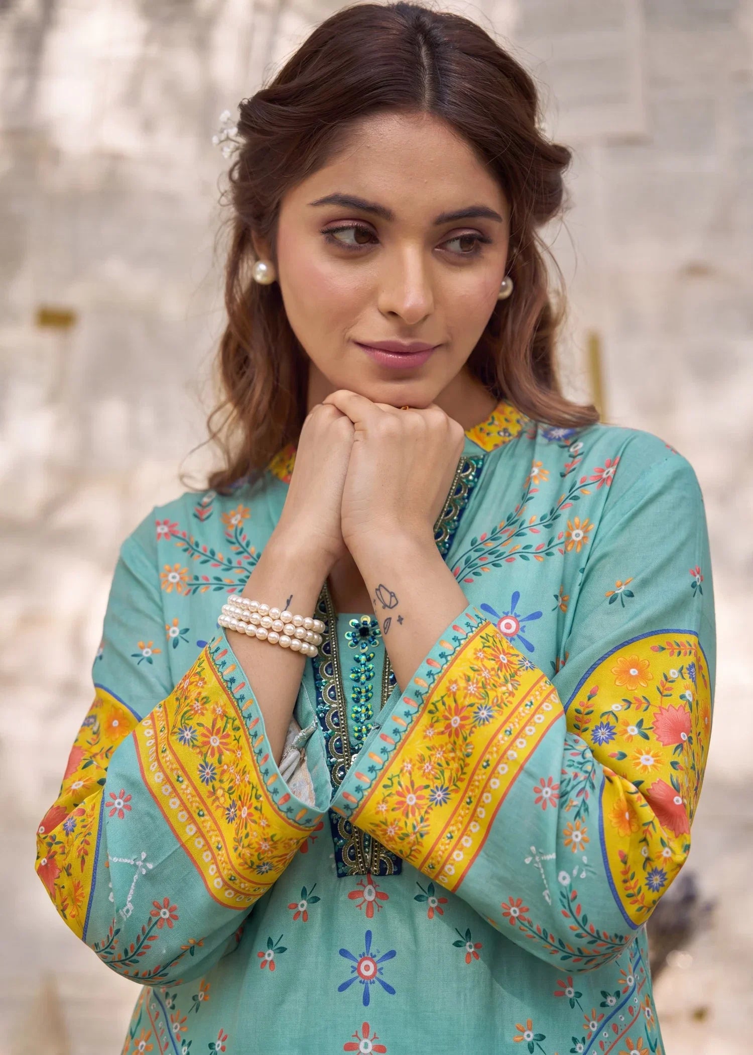 Zerbaft Premium Fabric Pakistani Summer Dresses - Sahiba-clothing - 3
