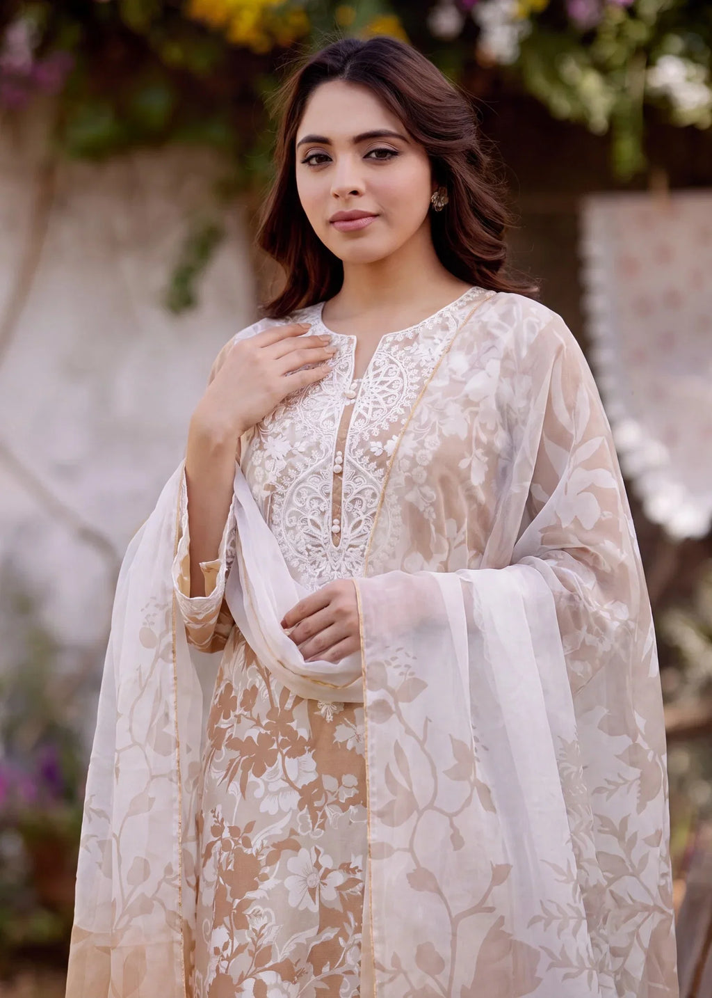 Jannat Skin Premium Fabric Pakistani Summer Dresses - Sahiba-clothing - 3