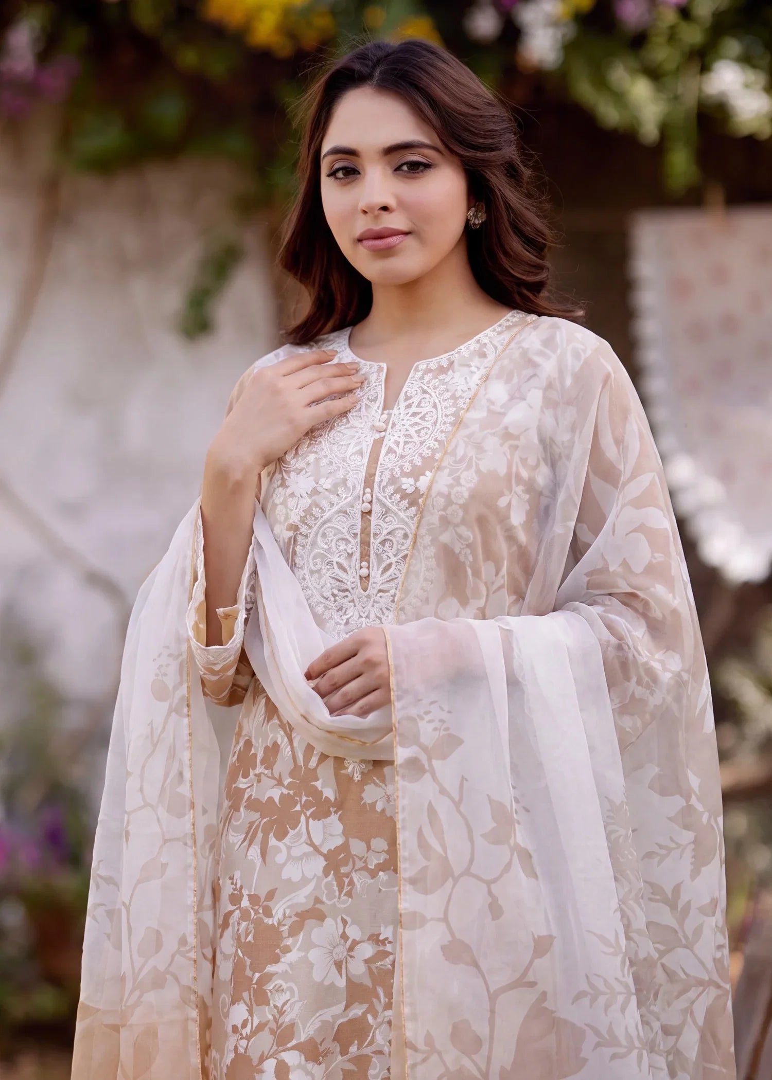 Jannat Skin Premium Fabric Pakistani Summer Dresses - Sahiba-clothing - 3