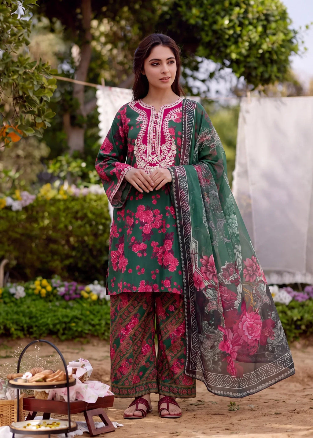 Gulziba Premium Fabric Pakistani Summer Dresses - Sahiba-clothing - 1