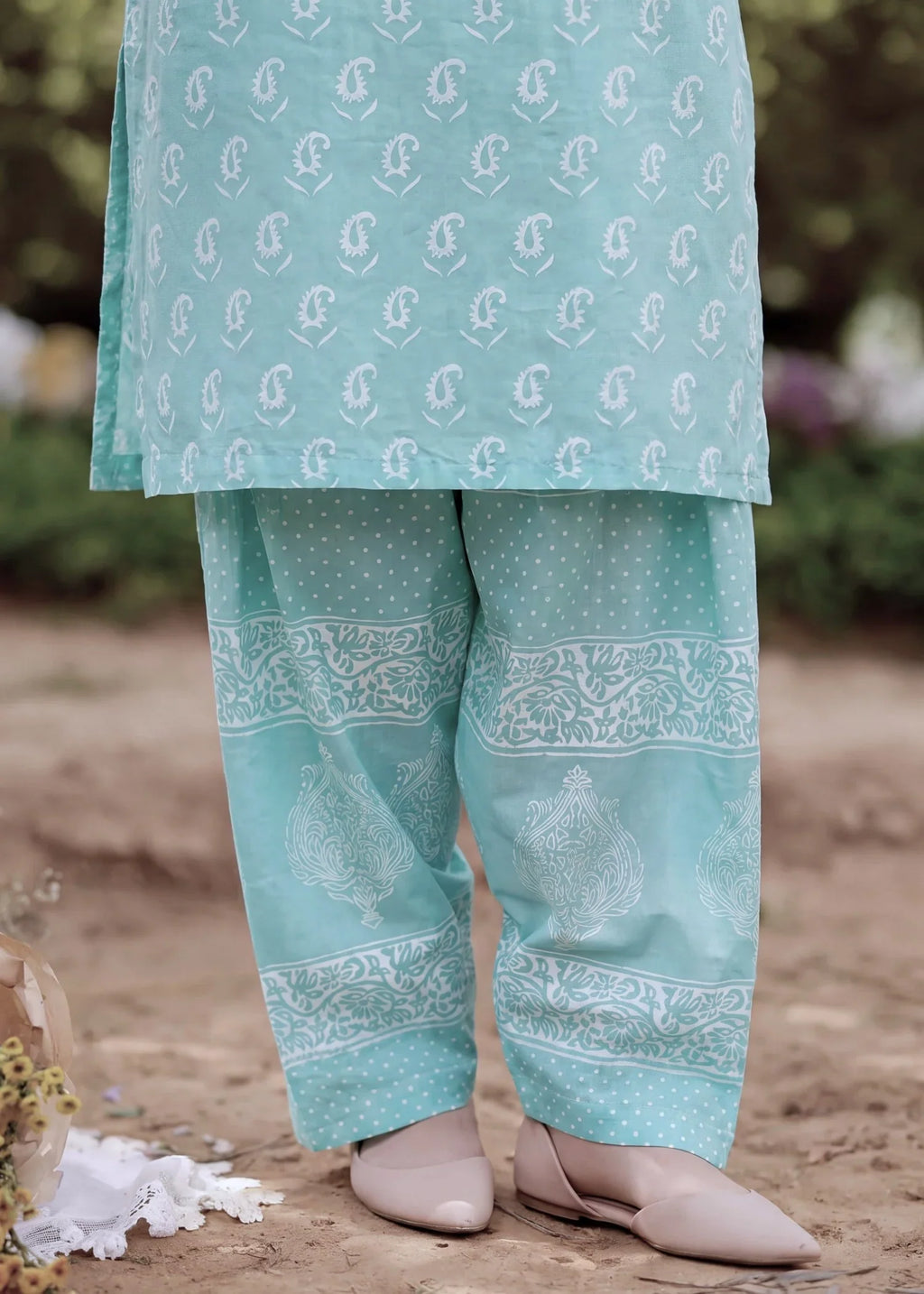 Zeenavar Aqua Premium Fabric Pakistani Summer Dresses - Sahiba-clothing - 7