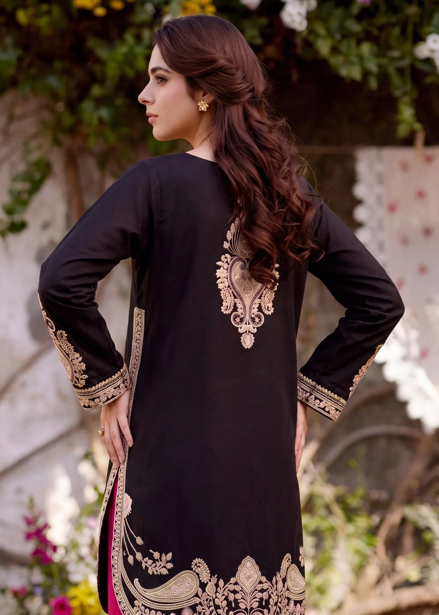 Zarkash Premium Fabric Pakistani Summer Dresses - Sahiba-clothing - 4