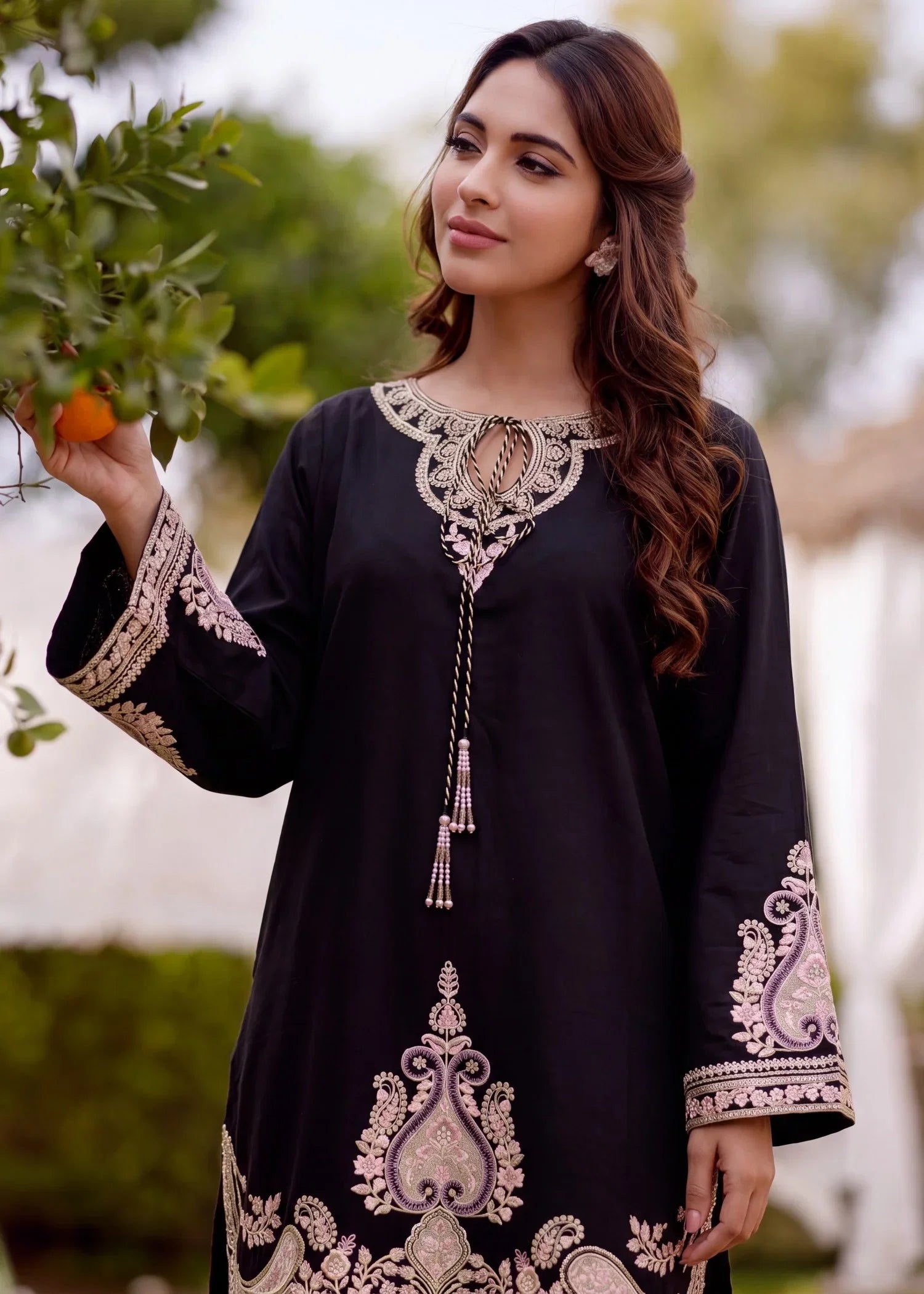 Zarkash Premium Fabric Pakistani Summer Dresses - Sahiba-clothing - 3