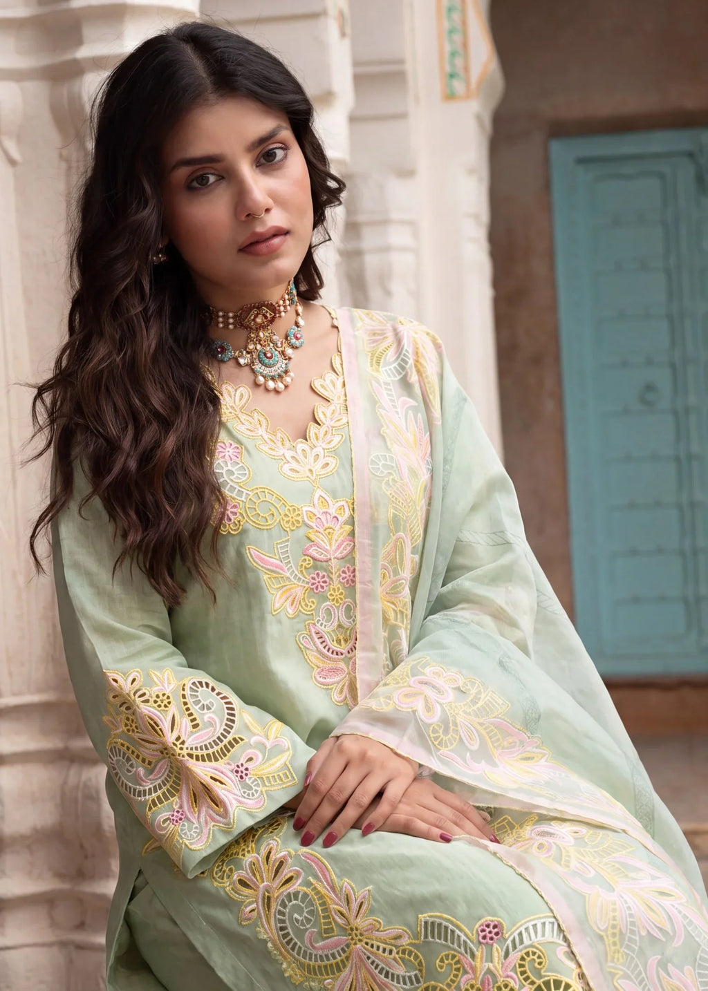 Faqeeha Premium Fabric Pakistani Summer Dresses - Sahiba-clothing - 4
