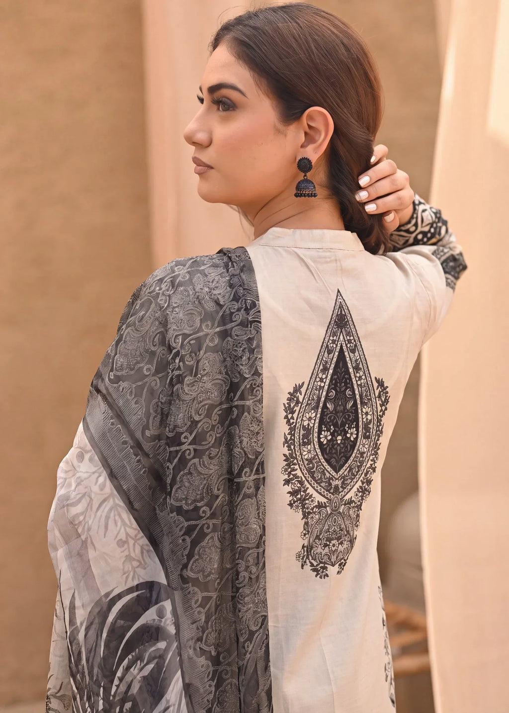 Barzeena Premium Fabric Pakistani Summer Dresses - Sahiba-clothing - 3