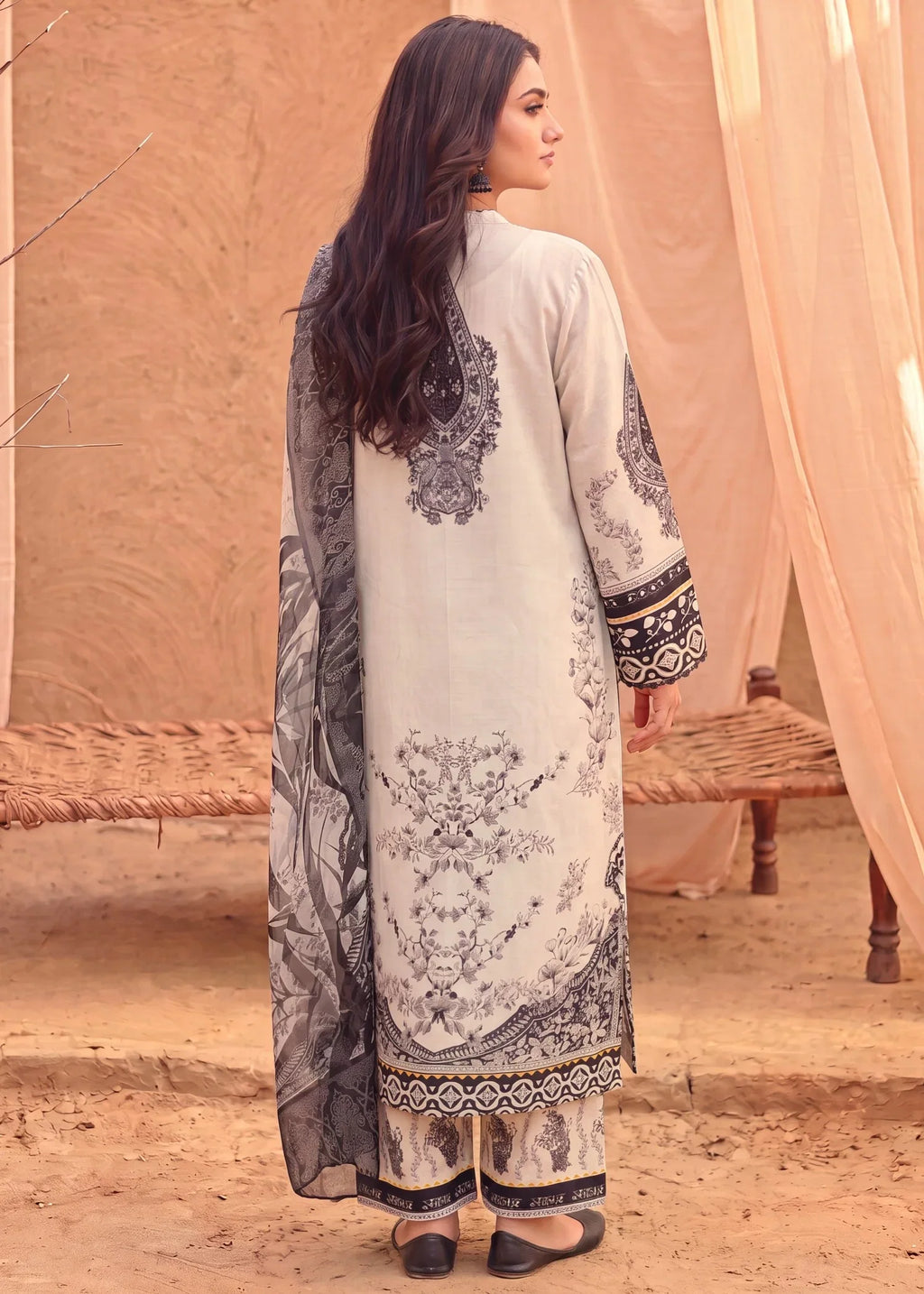 Barzeena Premium Fabric Pakistani Summer Dresses - Sahiba-clothing - 2